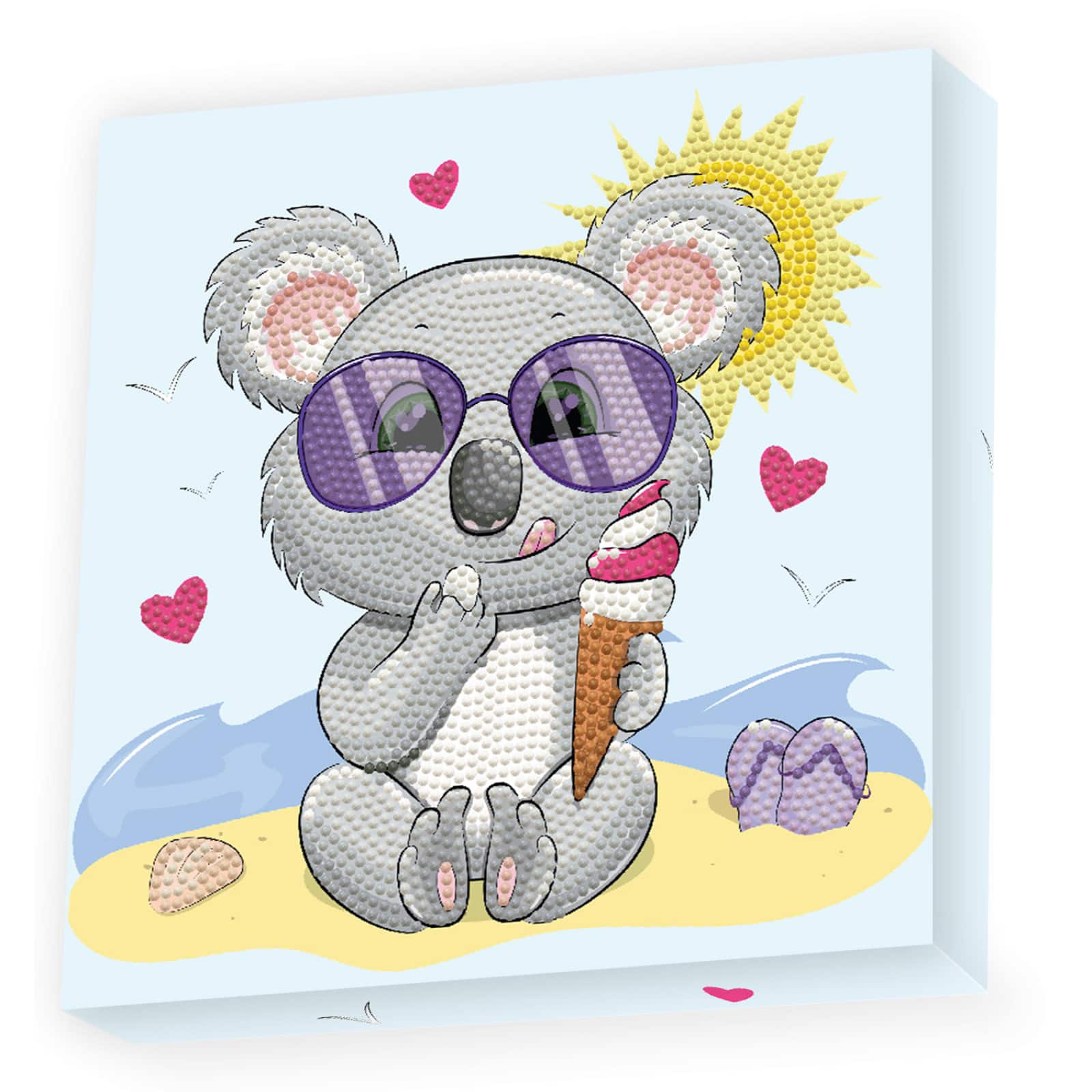 Diamond Dotz® Koala Cream DOTZ® BOX Diamond Painting Kit