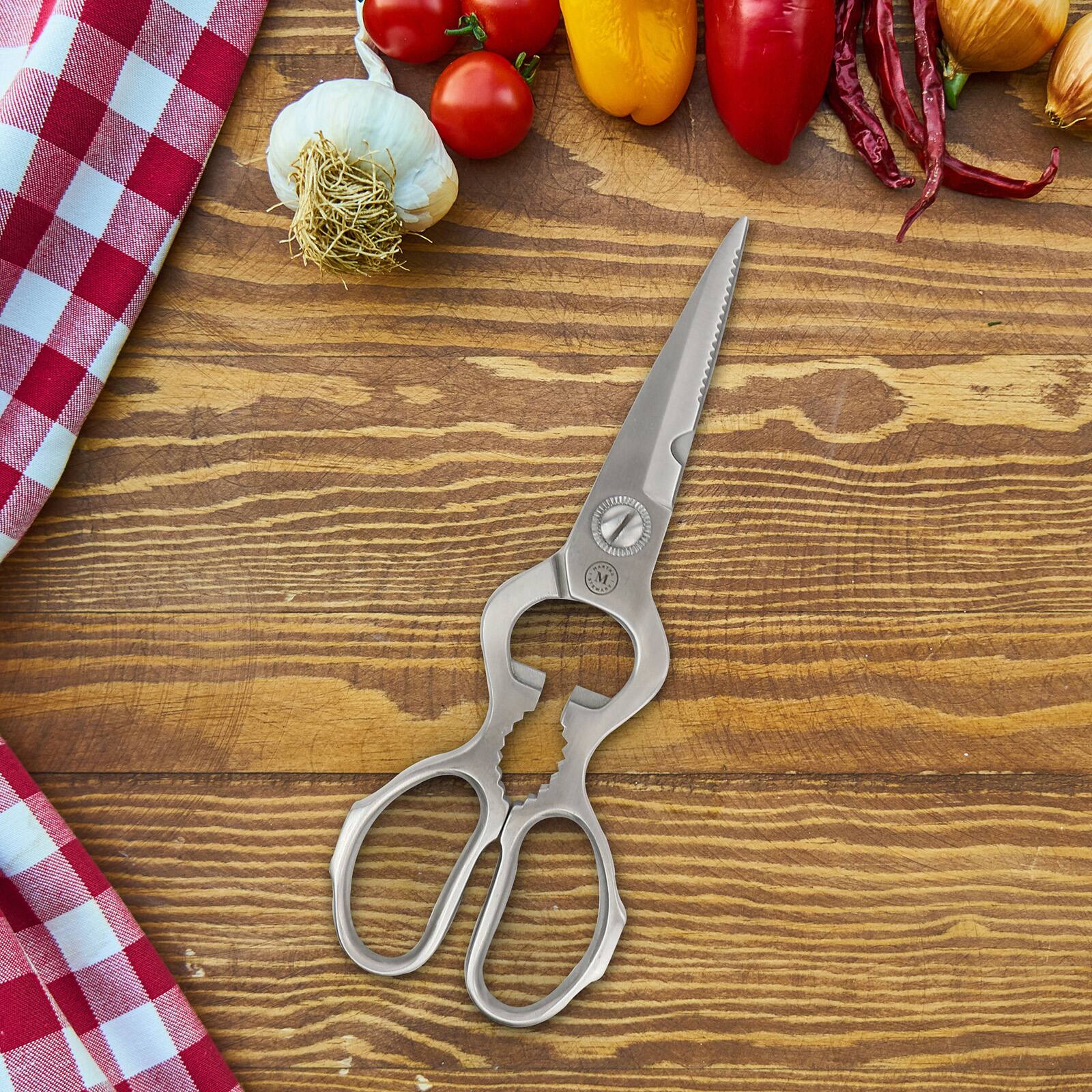 Martha Stewart Stainless Steel Scissors with Bottle Opener & Nut Cracker