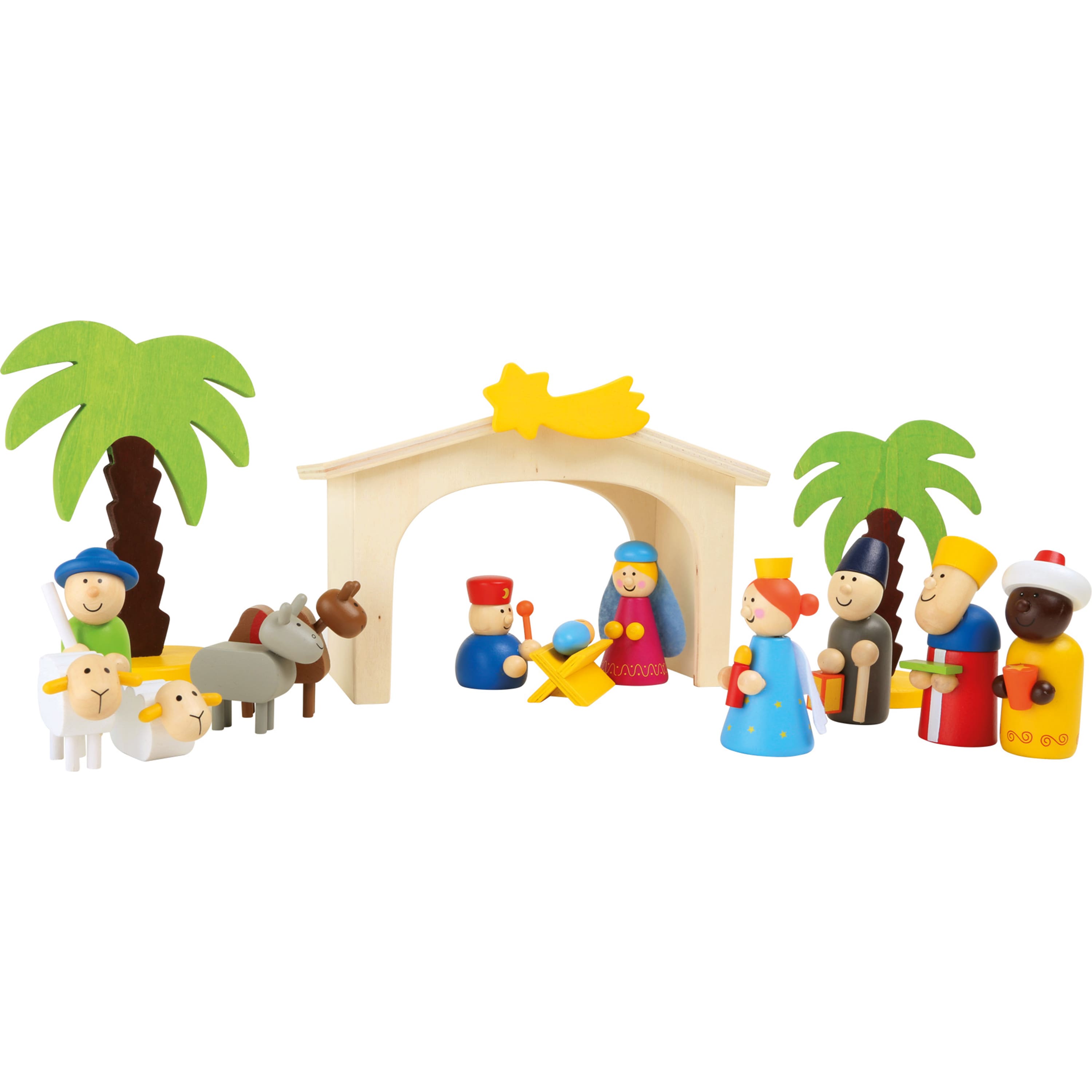 Small Foot Wooden Toys Premium Nativity Manger | Michaels