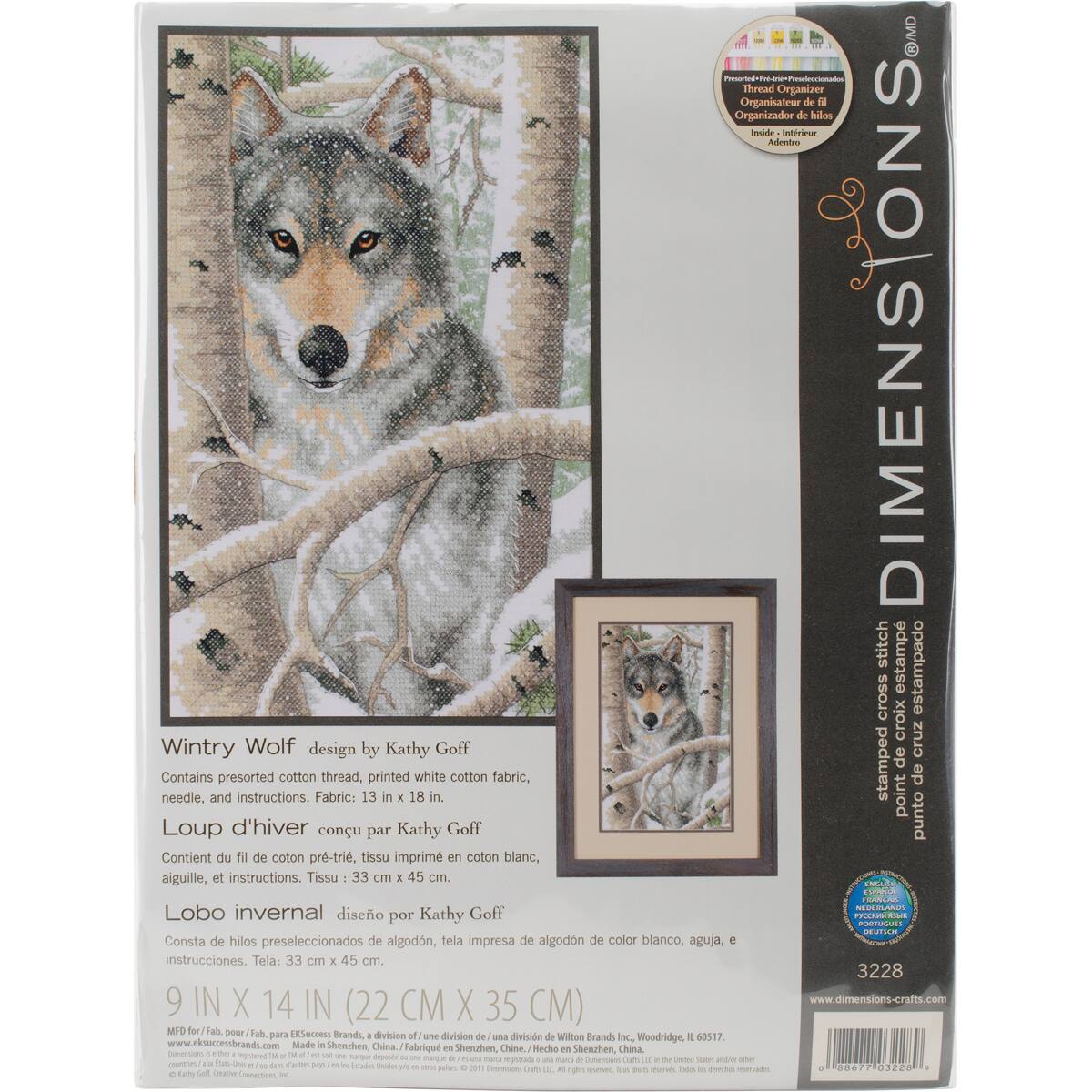 Dimensions 07211 Needlecrafts Needlepoint Call of The Wolf