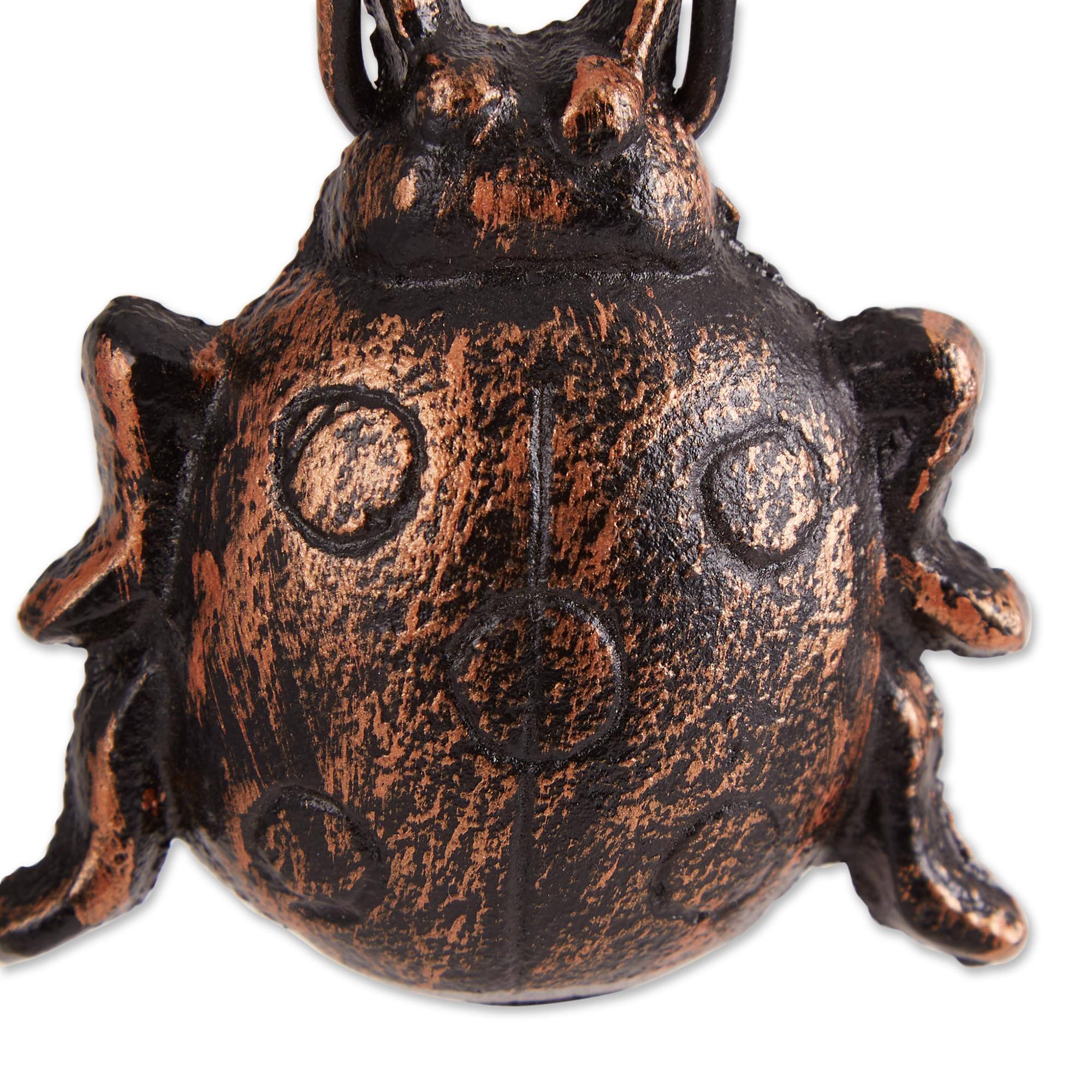 4" Ladybug Cast Iron Pot Hanger, 4ct.