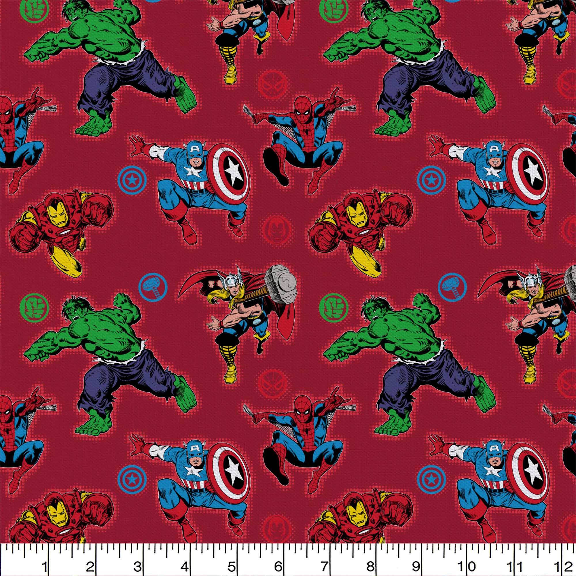 Camelot Fabrics Marvel Fury Cotton Precut, 4ct.