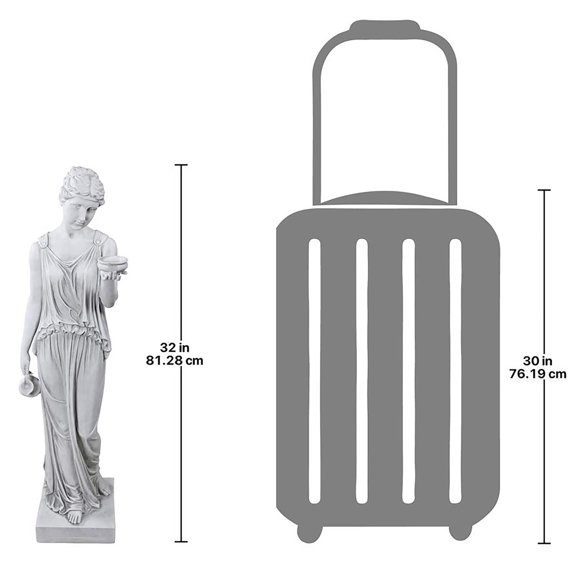 Design Toscano 32&#x22; Hebe the Goddess of Youth Statue