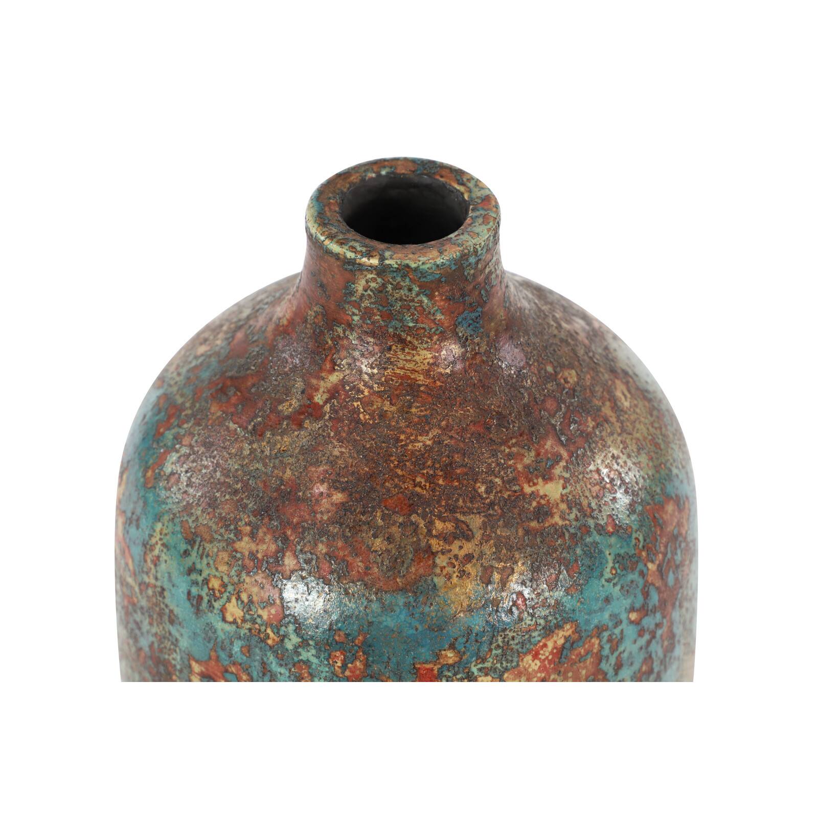 Multicolored Ceramic Rustic Vase