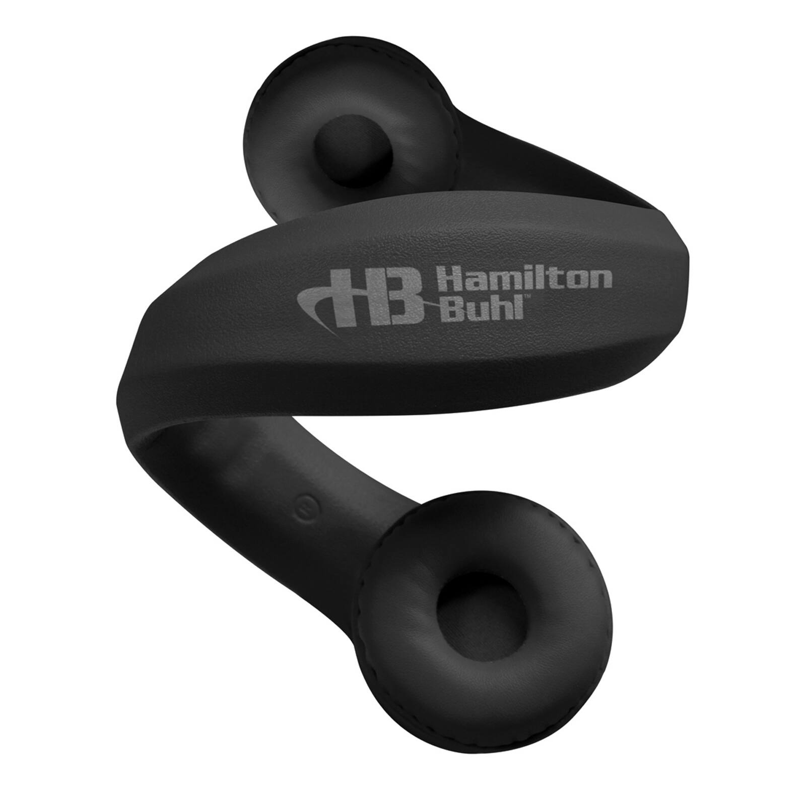 HamiltonBuhl® Flex-Phones™ Black Indestructible Foam Headphones