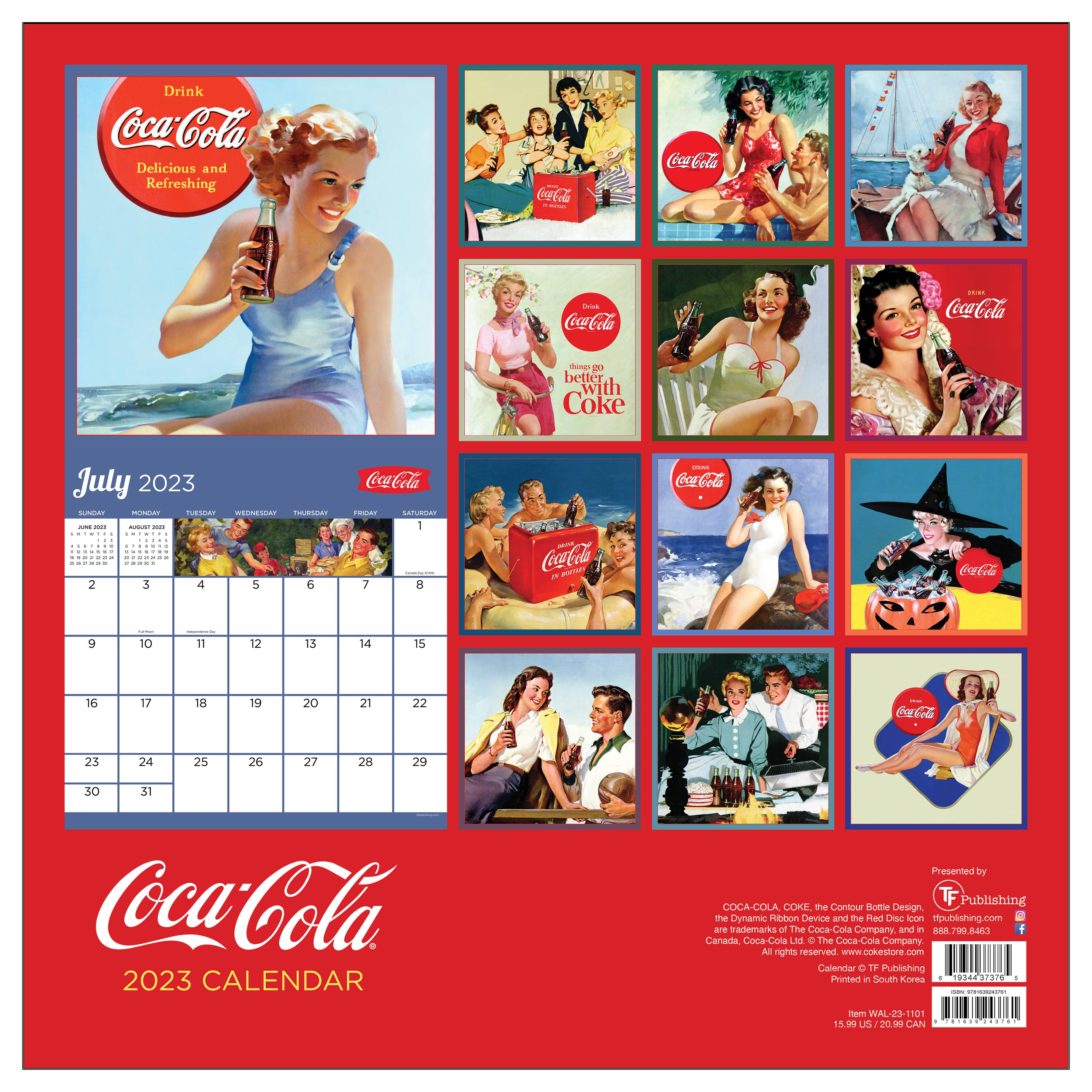 2023-coca-cola-nostalgia-wall-calendar-michaels