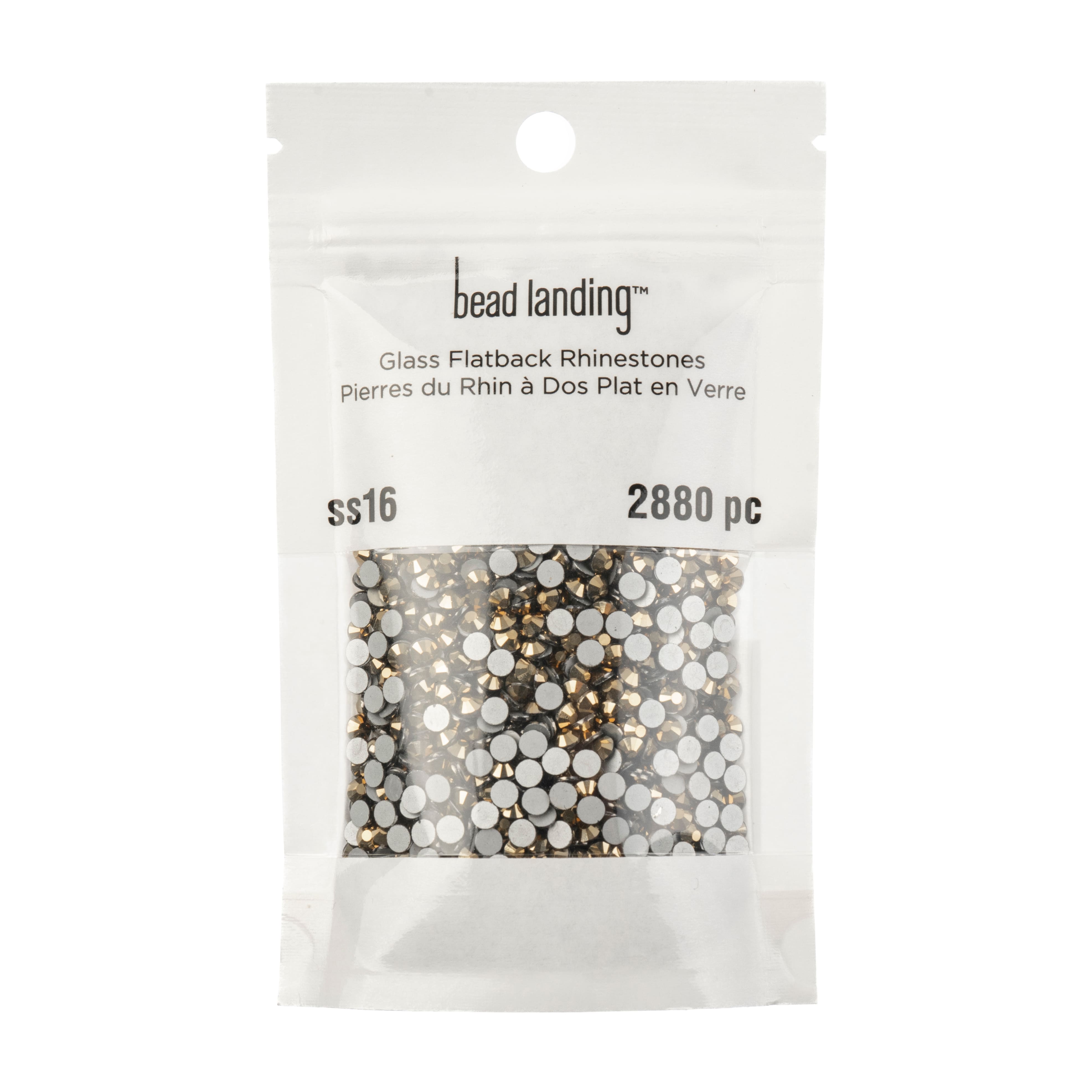 12 Pack: SS16 Glass Flatback Rhinestones by Bead Landing™