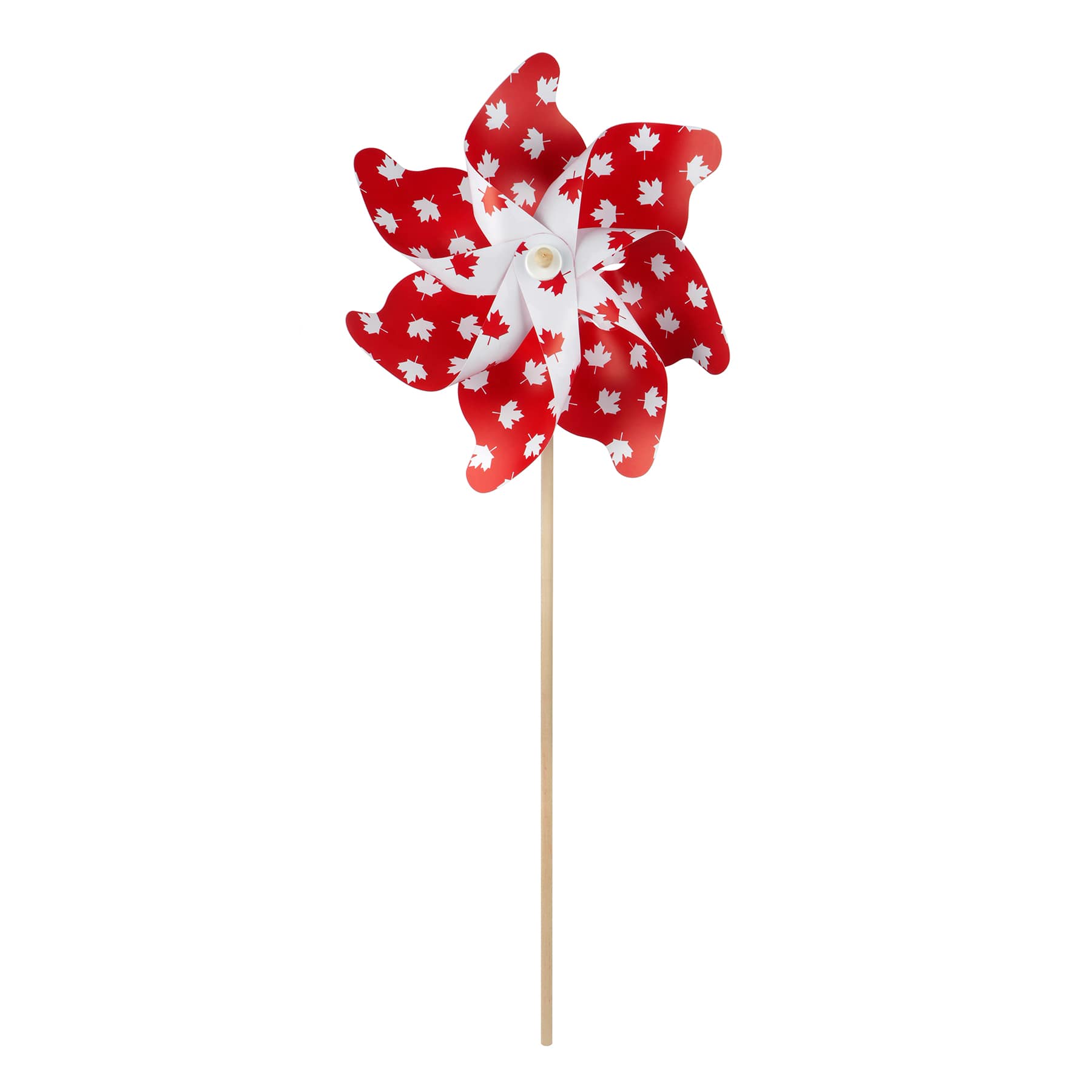 Assorted 40&#x22; Red &#x26; White Canada Day Pinwheel, 1pc. by Celebrate It&#x2122;