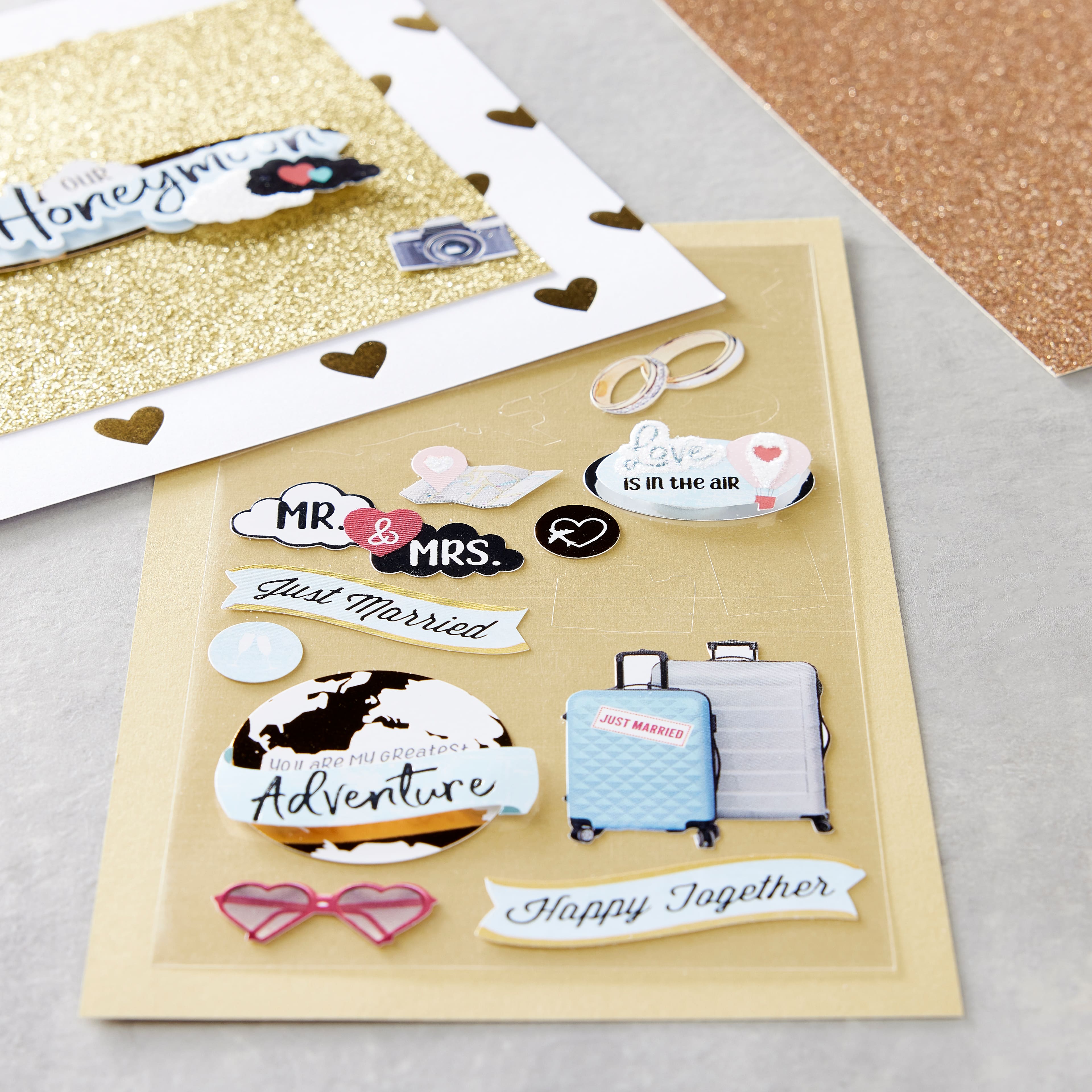 12 Pack: Honeymoon Stickers by Recollections&#x2122;