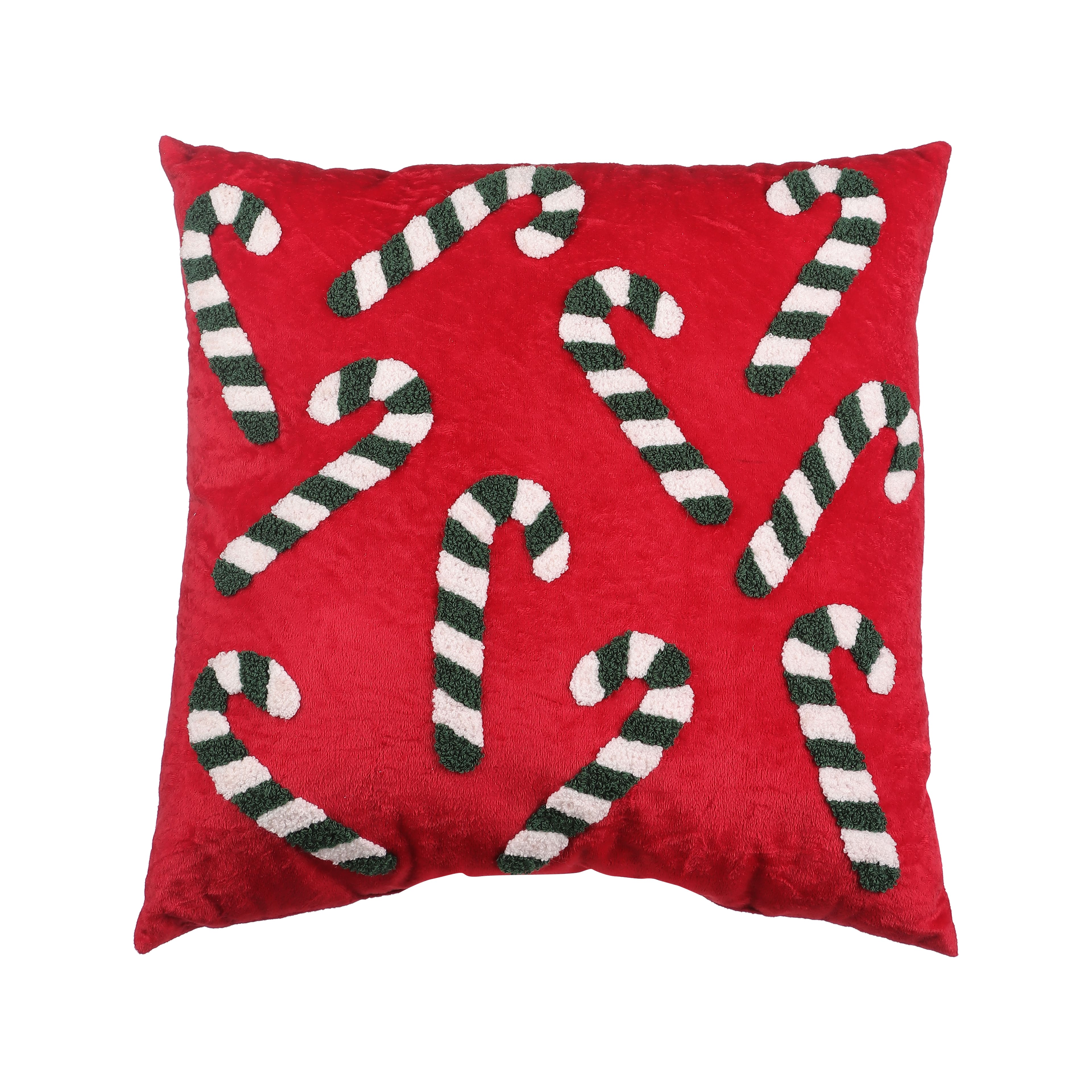16&#x22; Candy Cane Throw Pillow by Ashland&#xAE;