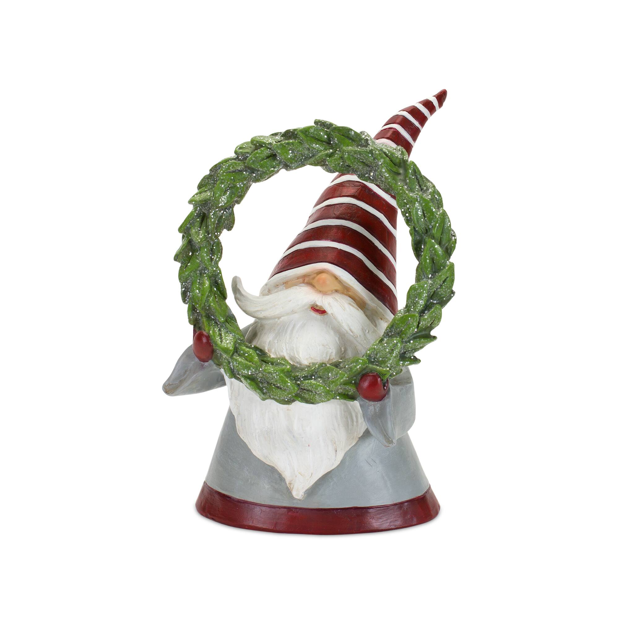 Holiday Gnome Figurine Set, 8" & 10.75"