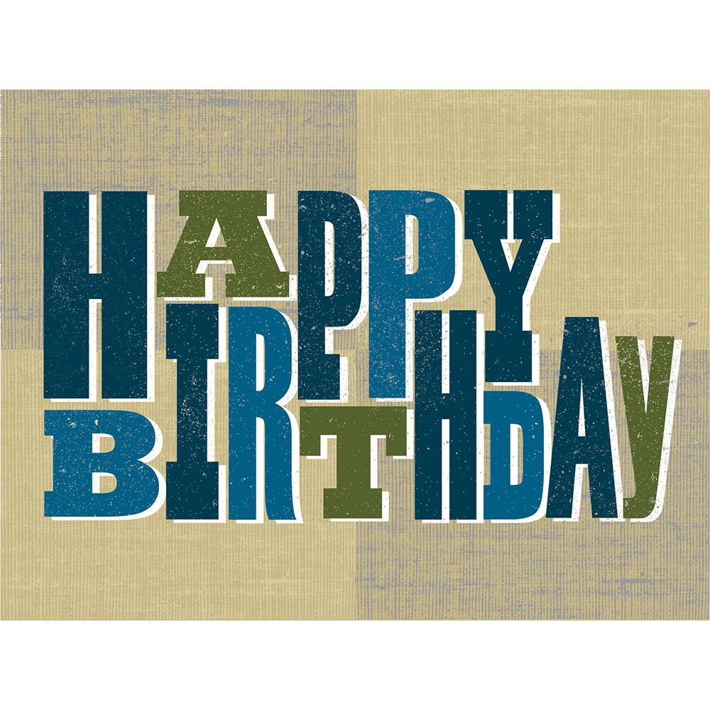 JAM Paper Birthday Wishes Blank Variety Card Set