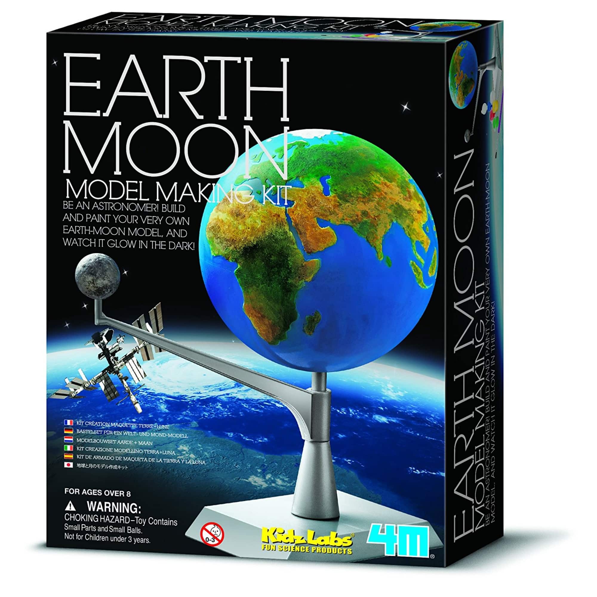 4M KidzLabs Earth &#x26; Moon Model Kit