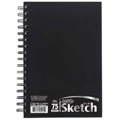 Black Wirebound Sketchbook by Artist's Loft™