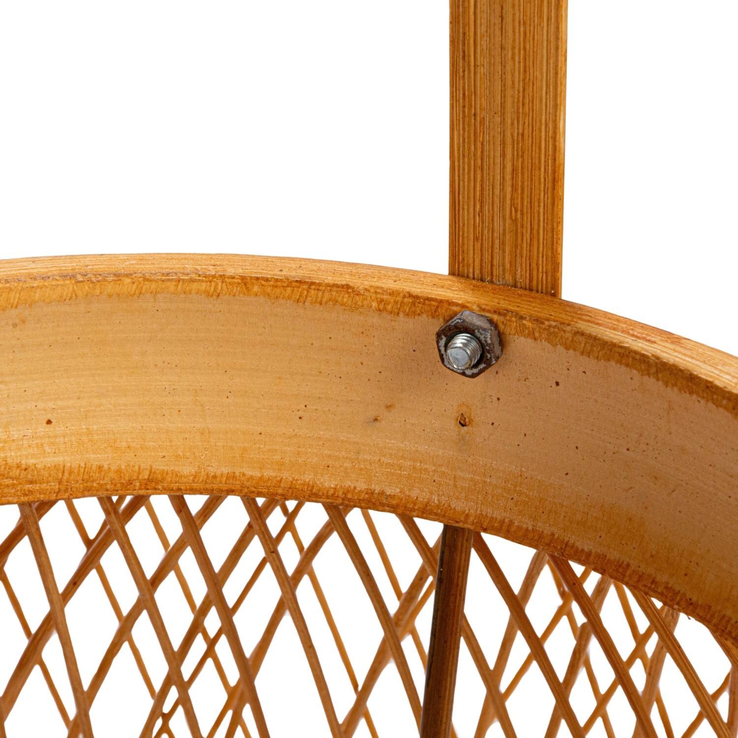 Hello Honey® 20" Decorative Bamboo Hand-Woven Lantern Candle Holder