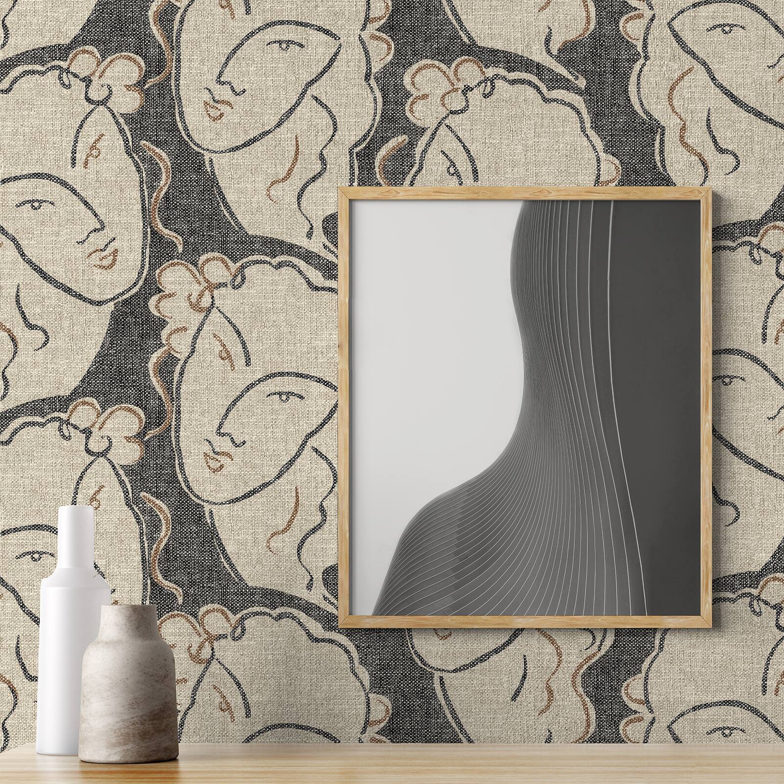 Surface Style Beau Visage Peel &#x26; Stick Wallpaper