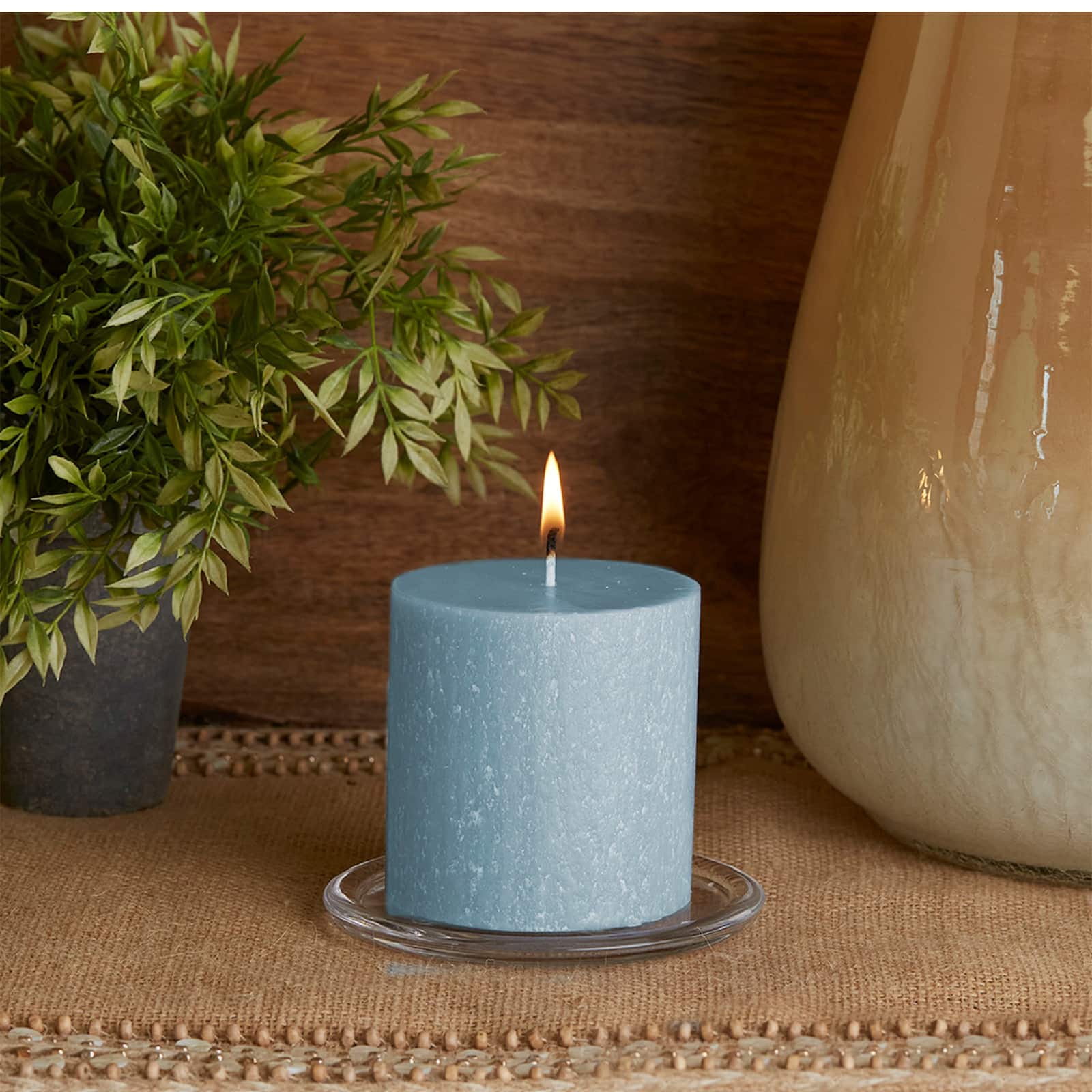 Root Candles 3" x 3" Unscented Timberline™ Pillar Candle
