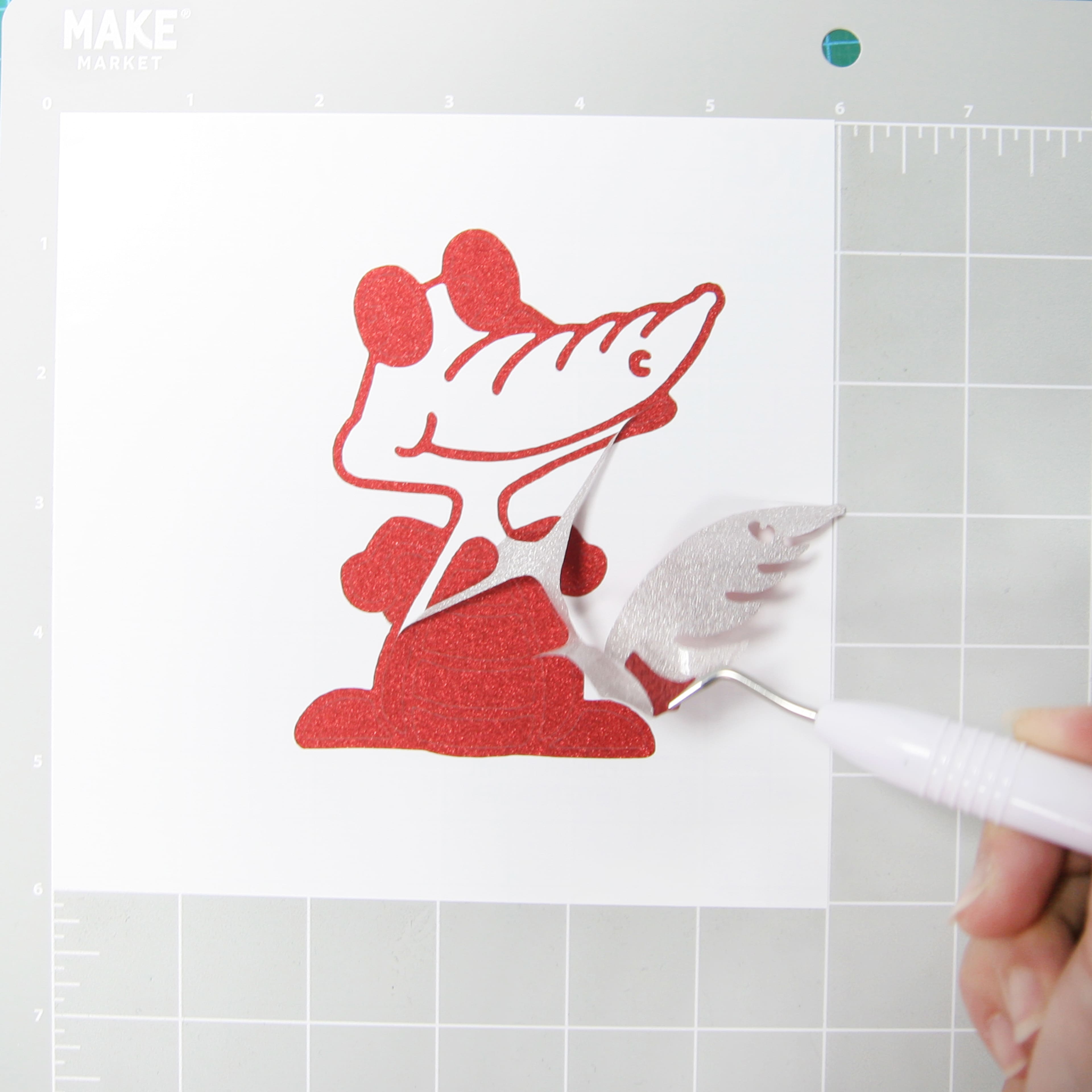 12 Pack: Glitter Permanent Vinyl by Make Market®