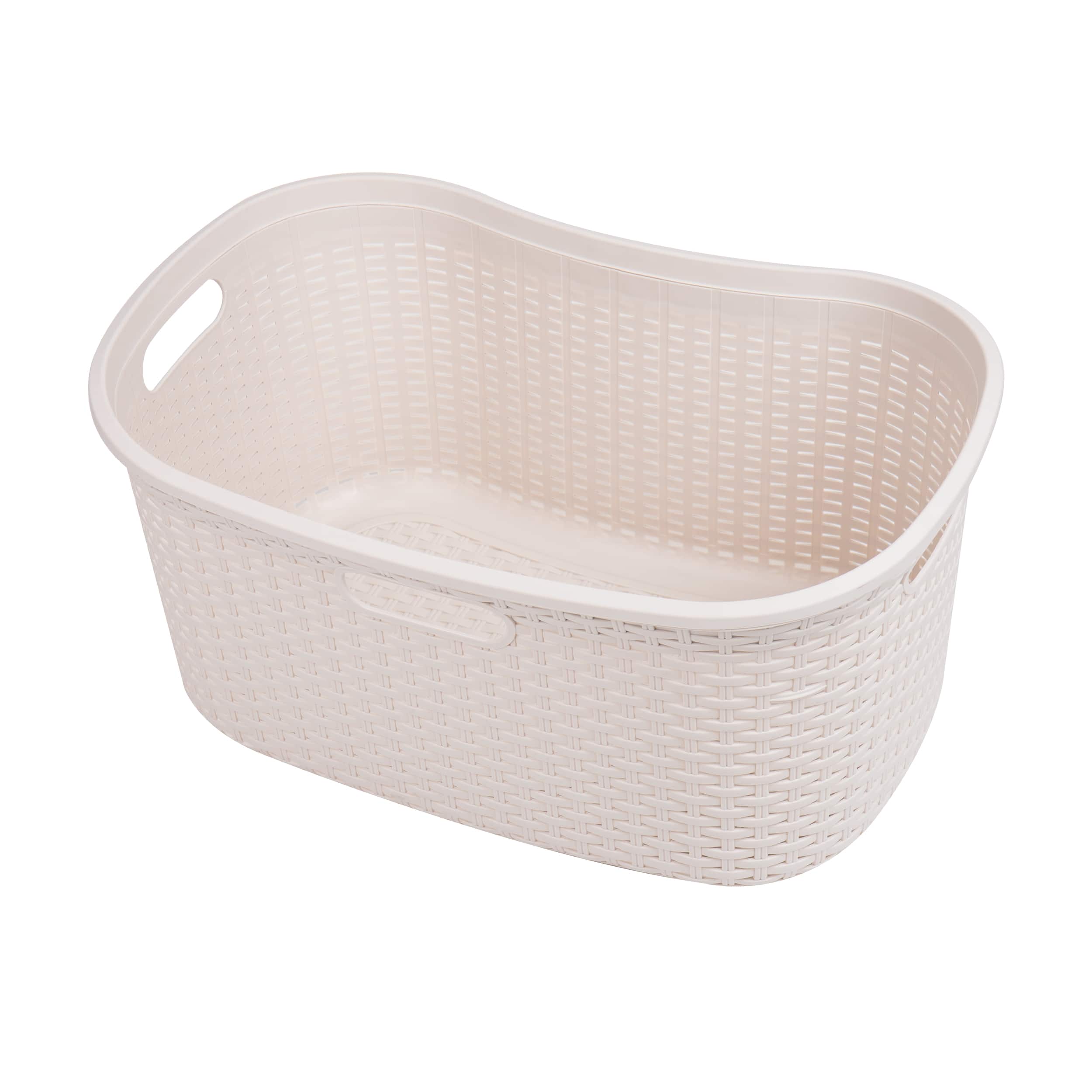 Mind Reader 40L Ventilated Laundry Basket with Cut Out Handles, 2ct.