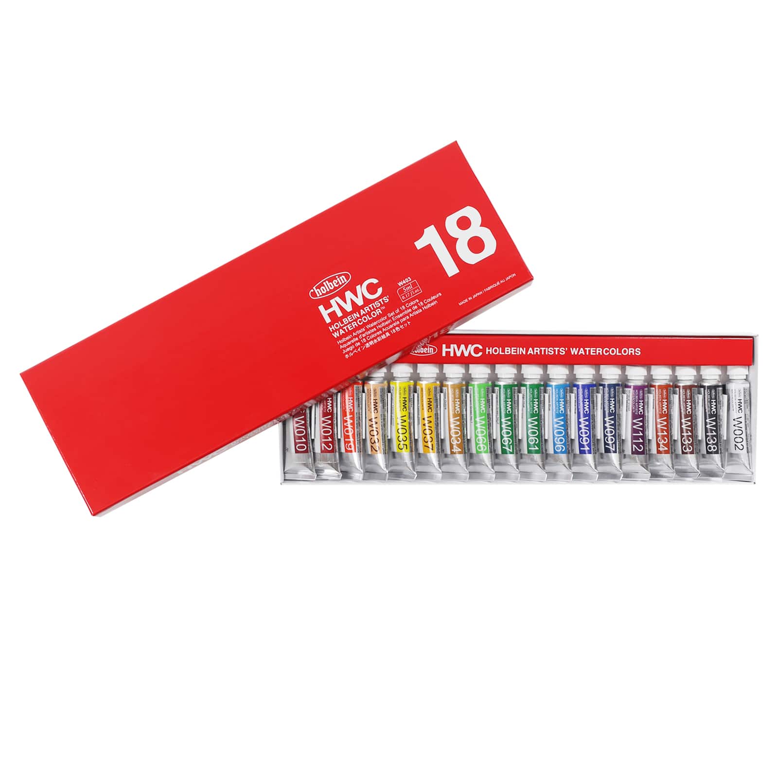 Holbein 18 Color Artist&#x27;s Watercolor Set