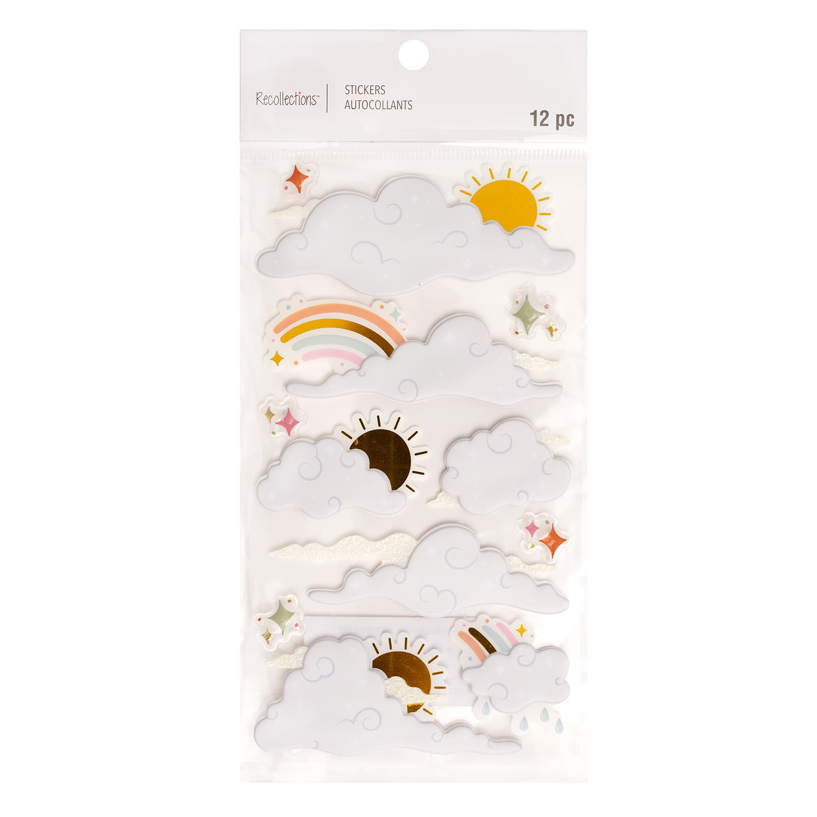 Cloud &#x26; Rainbow Dimensional Stickers by Recollections&#x2122;