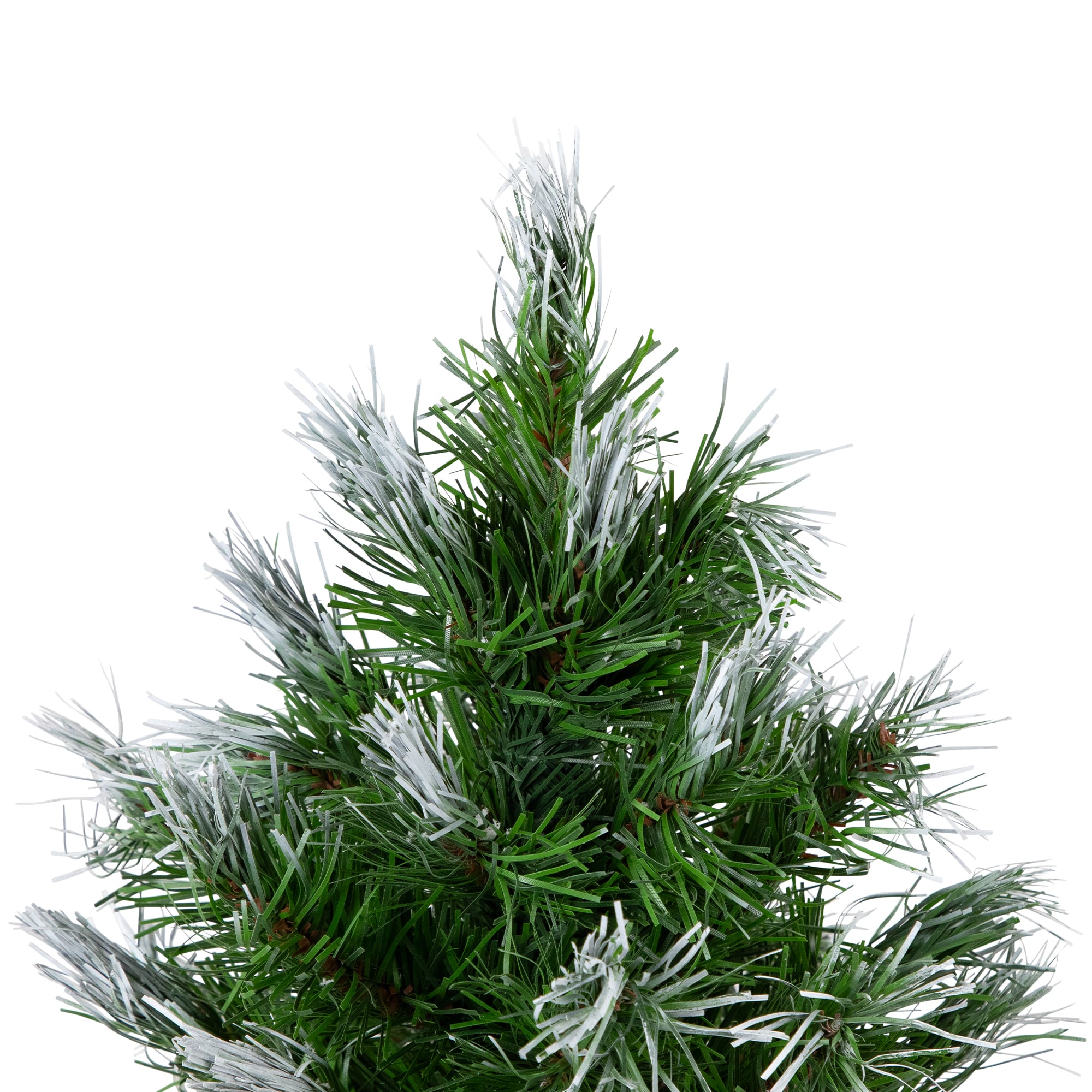  14" Unlit Whitecap Pine Artificial Mini Christmas Tree in Burlap Base