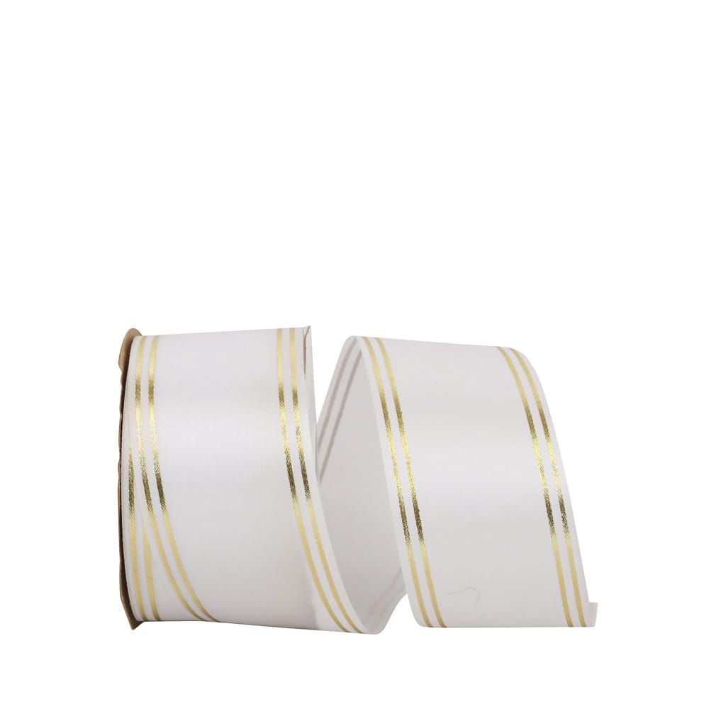 The Ribbon Roll 2.5" x 50yd. Quad Stripe Ribbon