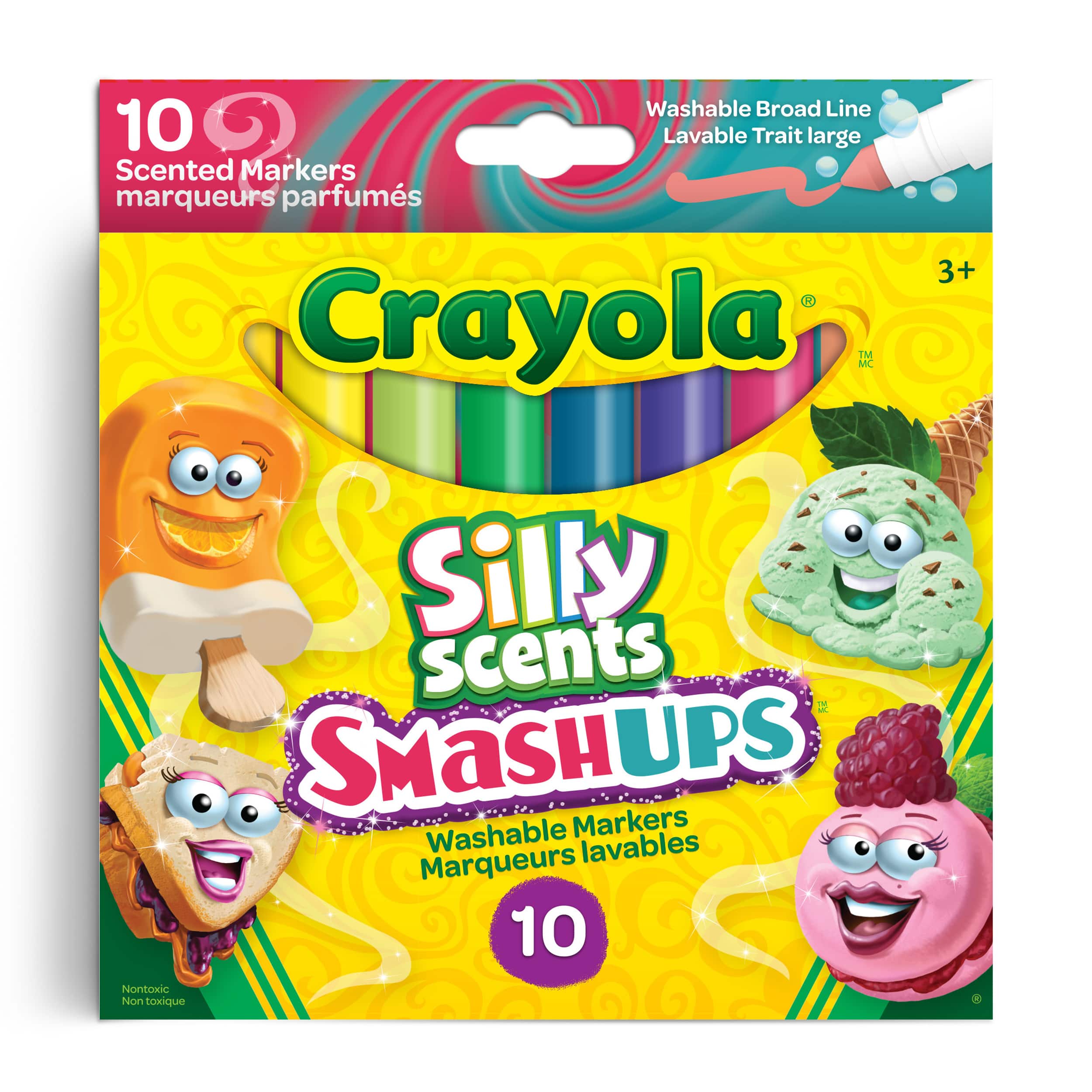 Crayola® Silly Scents Smashups Broad Line Washable Markers