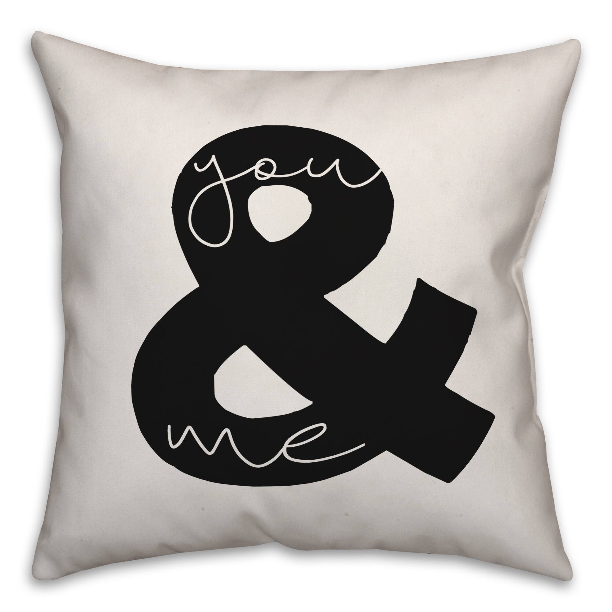 You & Me Throw Pillow