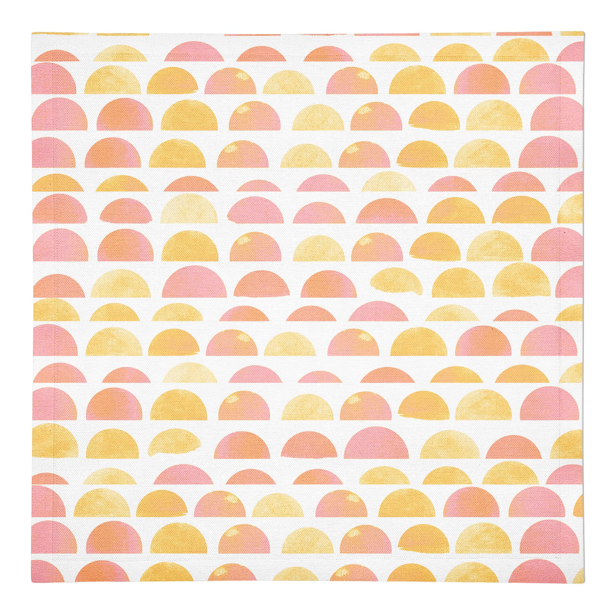 Half Circle Pattern 10" x 10" Cotton Twill Napkin