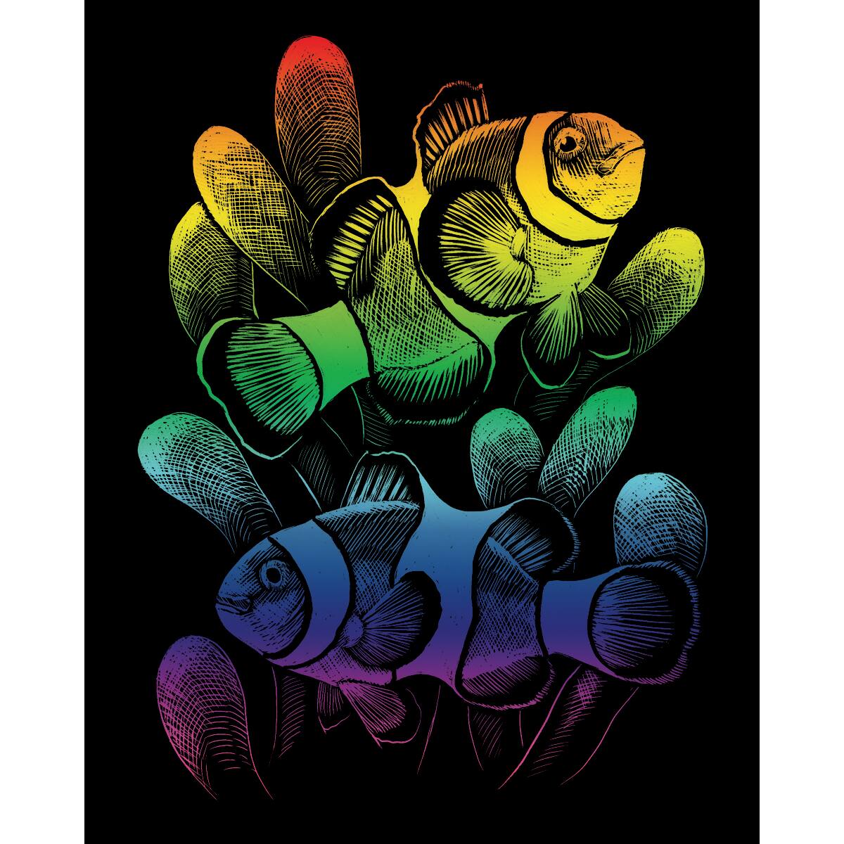 Royal & Langnickel® Engraving Art™ Clownfish Rainbow Foil Kit