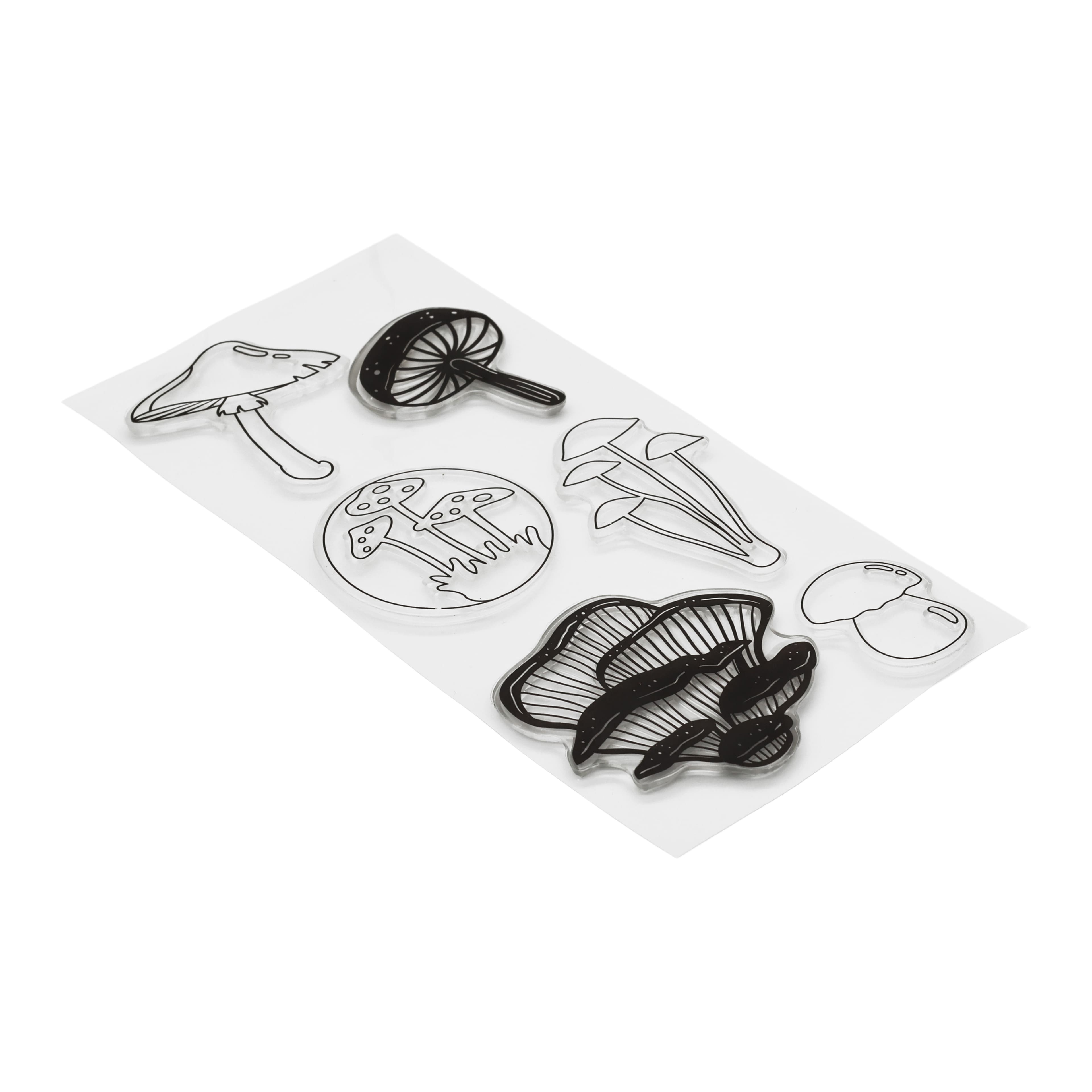 Mushroom Clear Stamps, 6ct. by Recollections&#x2122;
