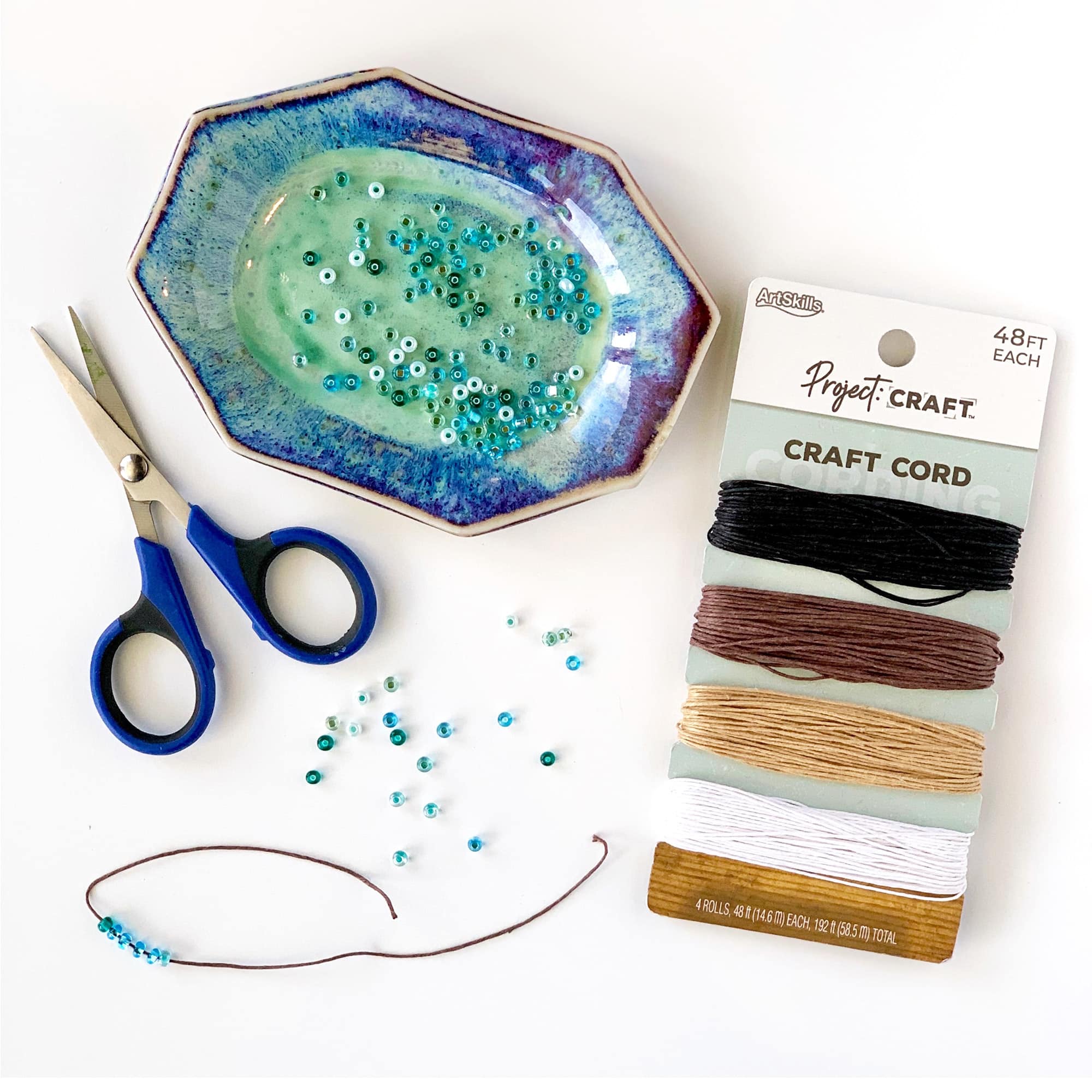 ArtSkills&#xAE; Assorted Colors Natural Craft Cords, 12ct.