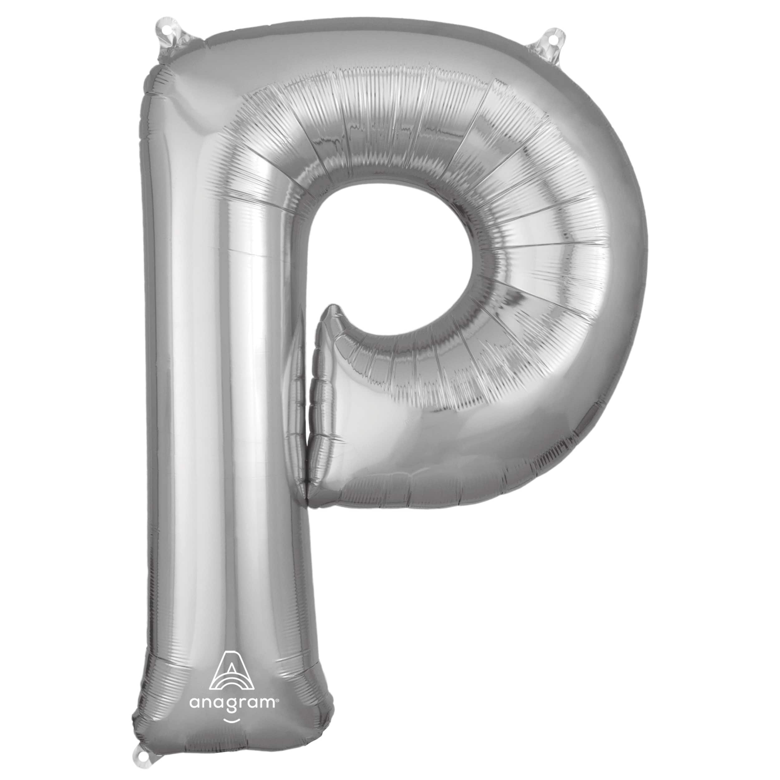 32&#x22; Silver Letter Foil Balloon