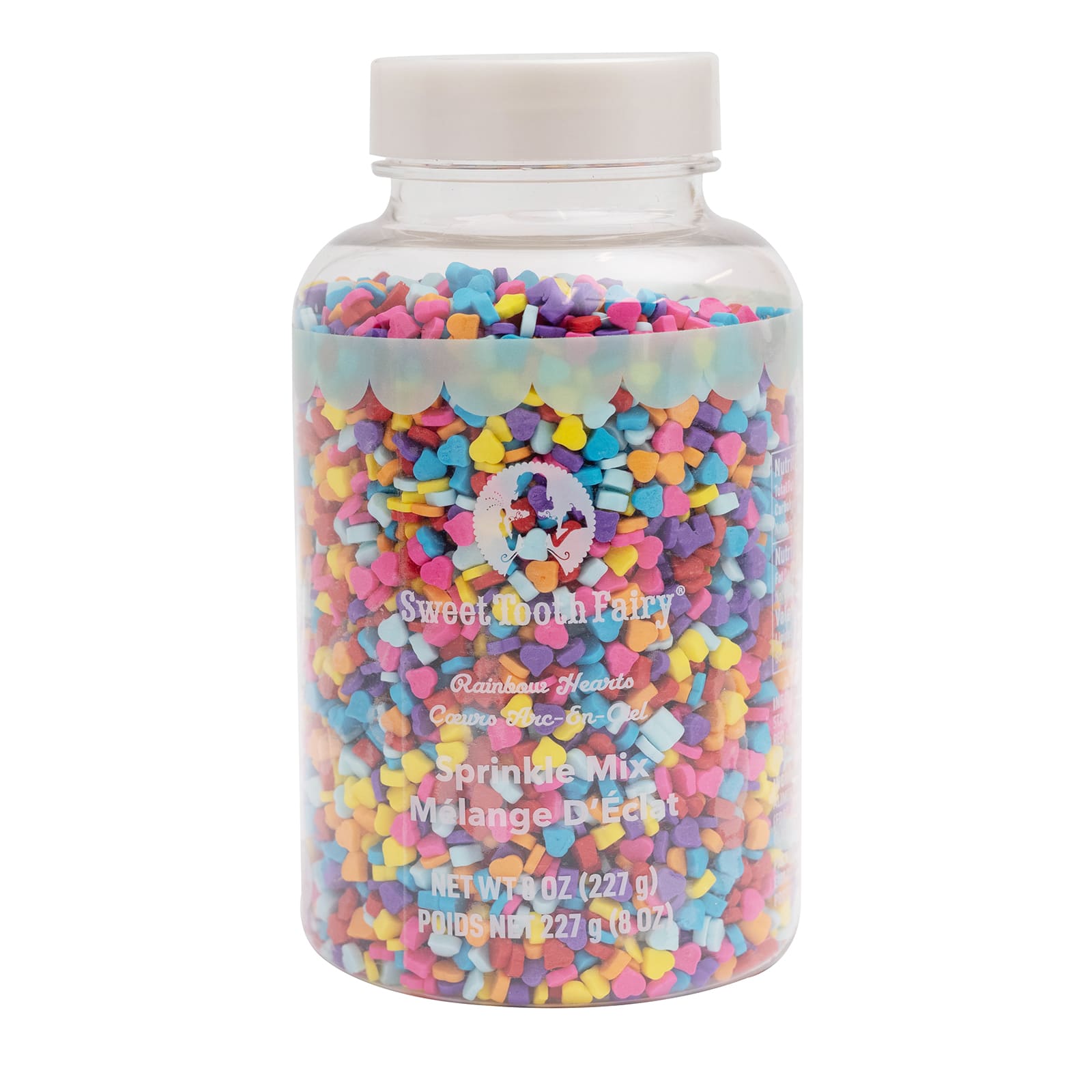 Sweet Tooth Fairy&#xAE; Rainbow Hearts Sprinkle Mix, 8oz.