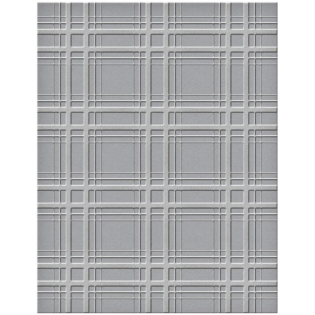 Spellbinders® Plaid Company Embossing Folder