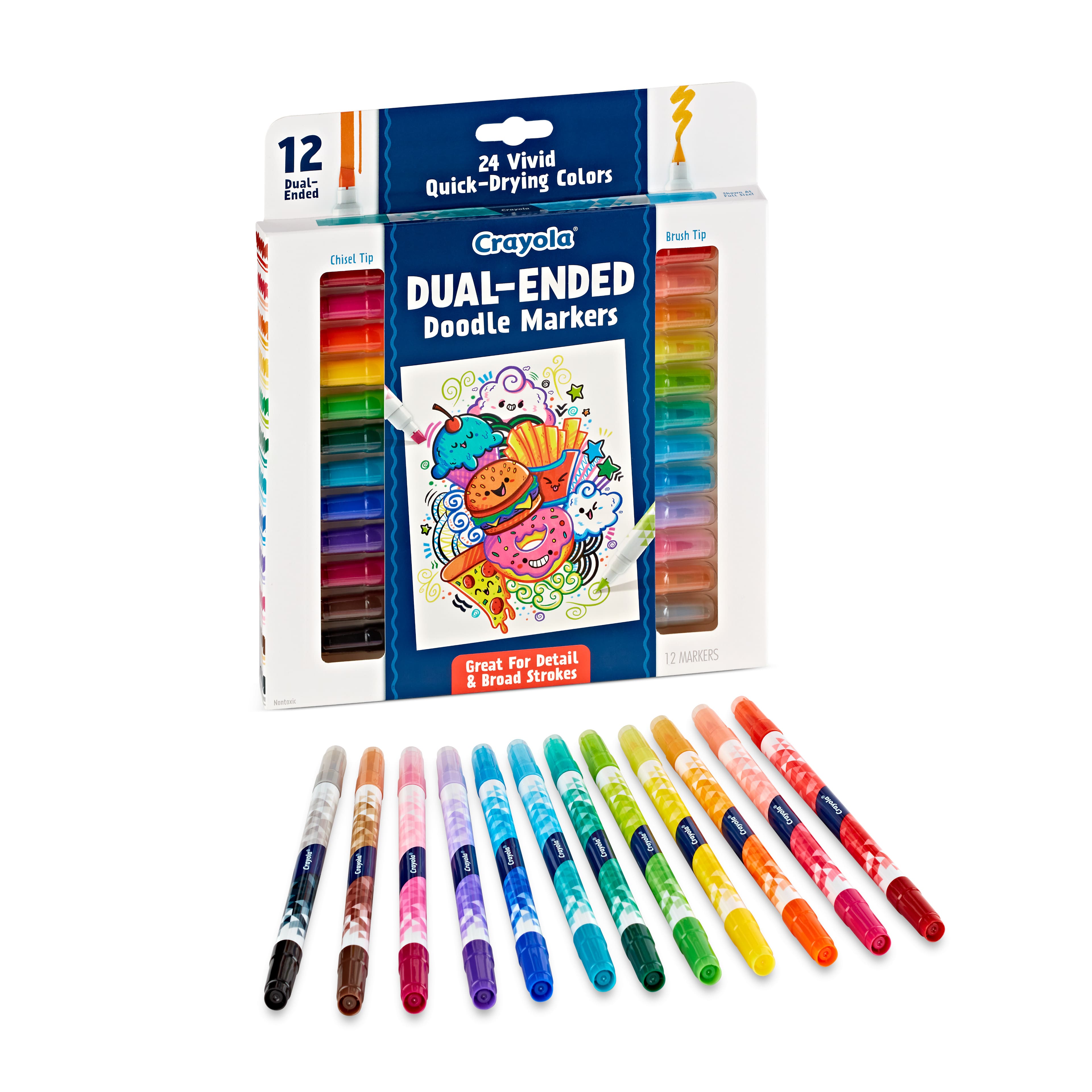Crayola&#xAE; Dual-Ended Doodle Markers, 12ct.