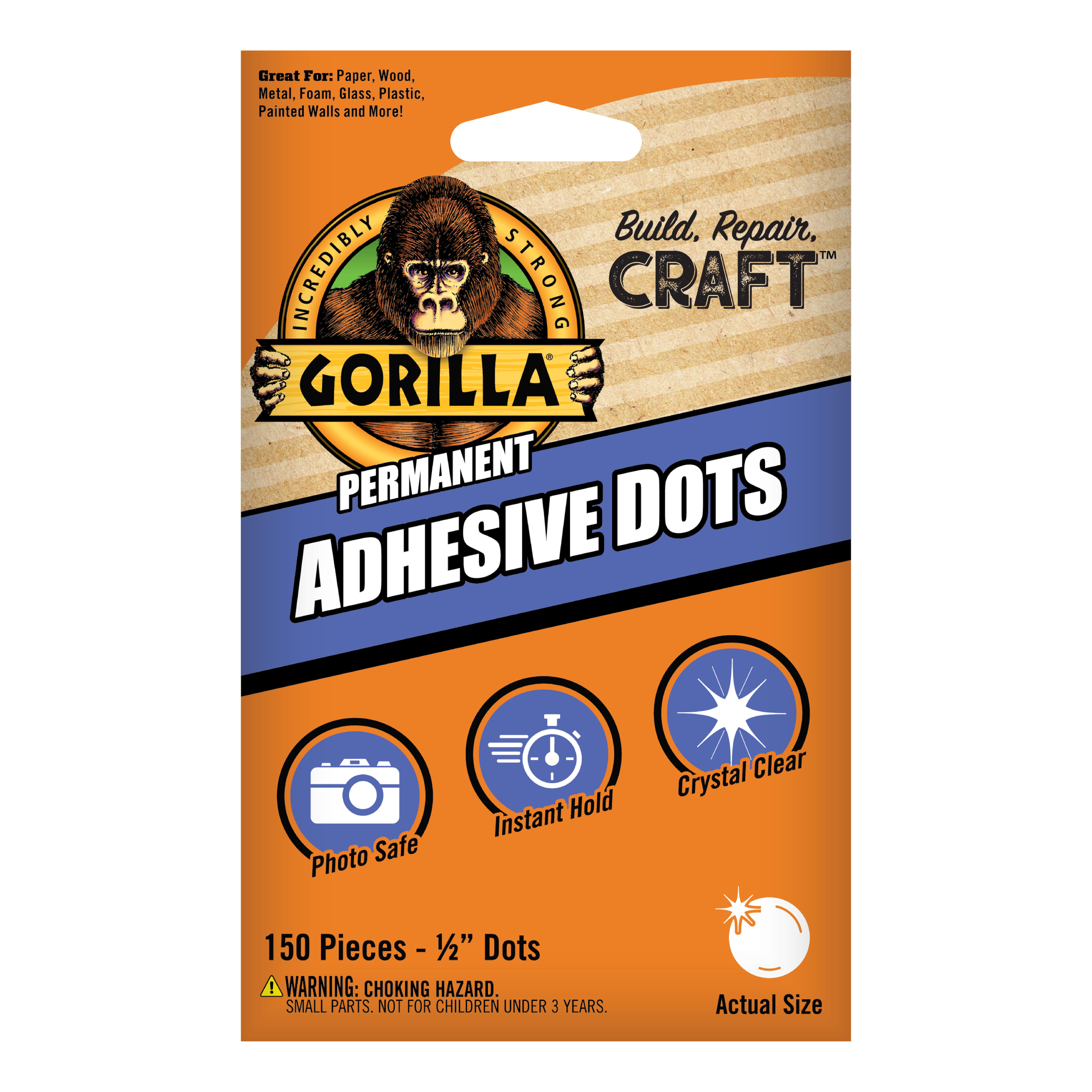 Gorilla® Permanent Adhesive Dots