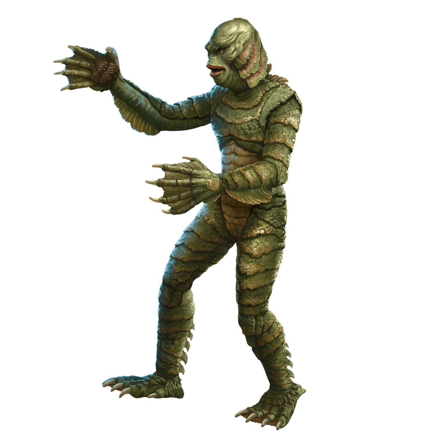 RoomMates Classic Monsters Creature from the Black Lagoon Giant Peel &#x26; Stick Wall Decals