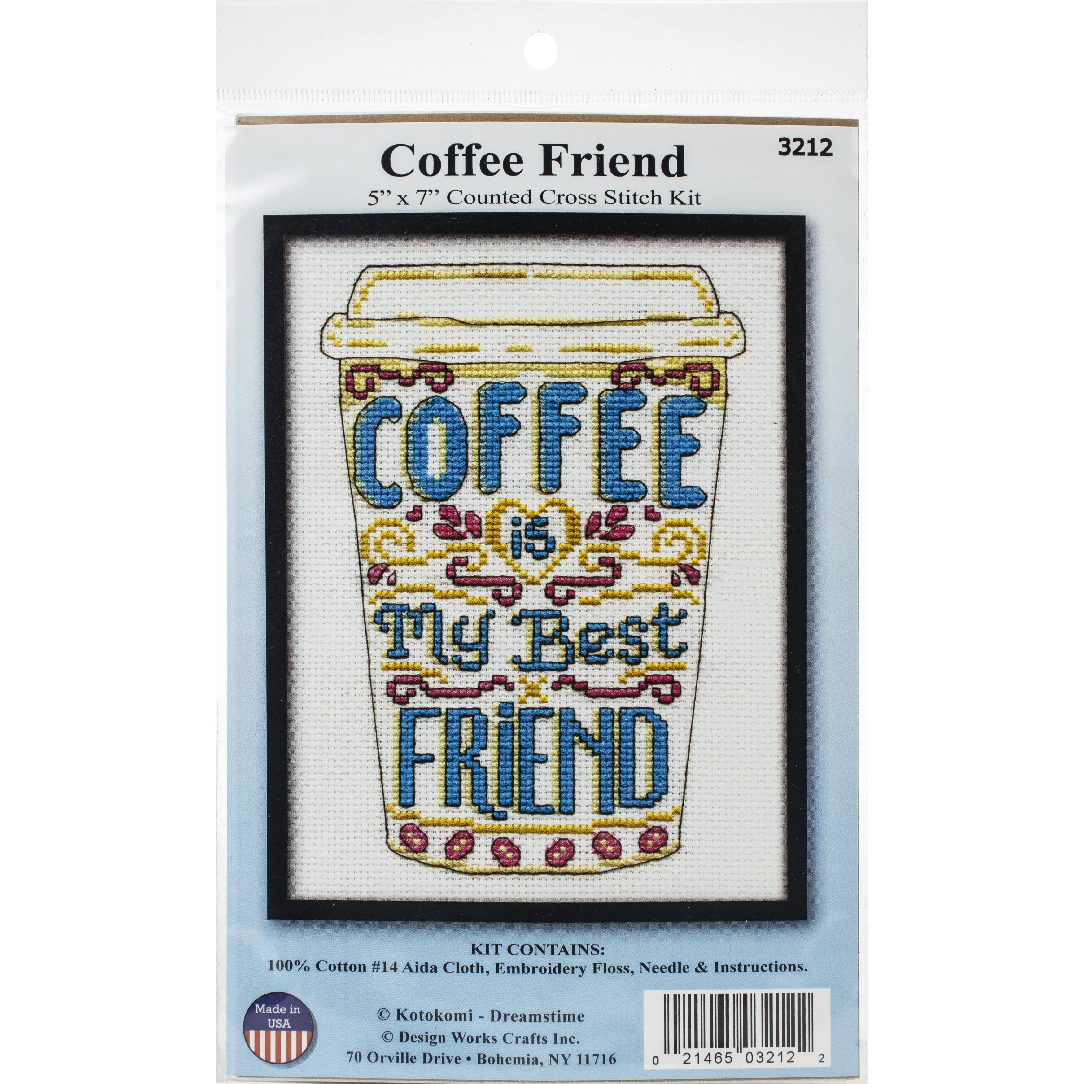 Design Works™ Coffee Counted Cross Stitch Kit