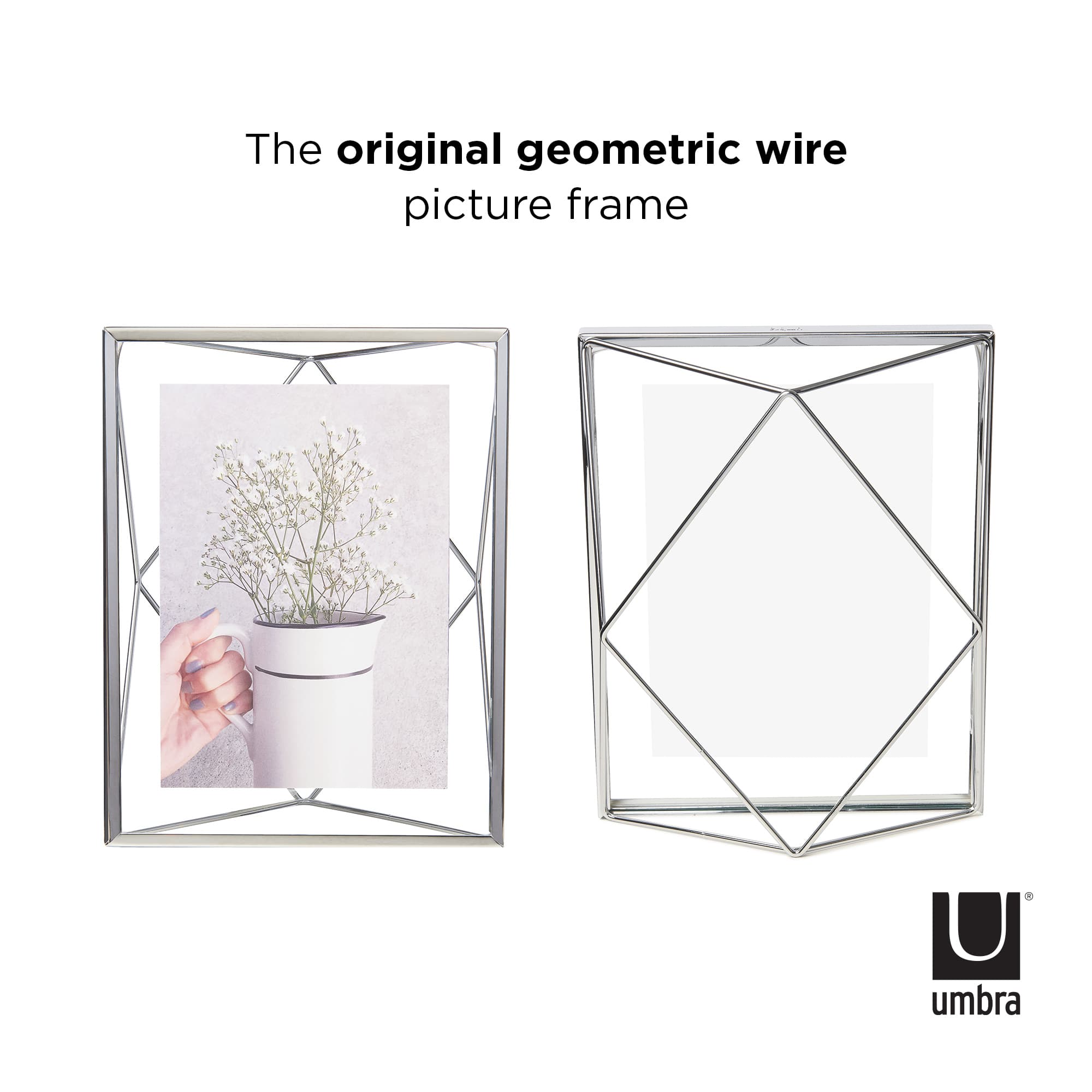 Umbra Chrome Prisma Picture Frame