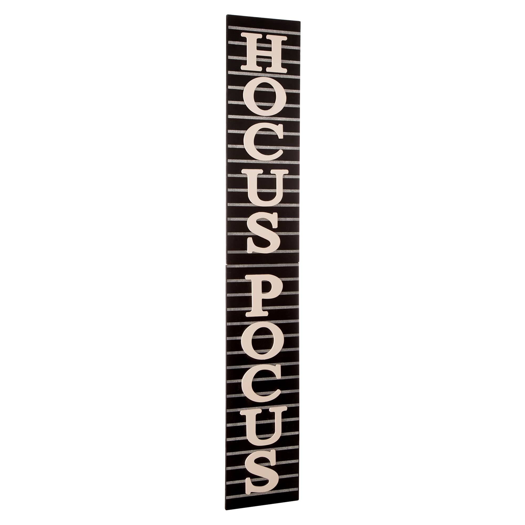 Glitzhome® Halloween Wooden Hocus Pocus Standing Porch Sign or Hanging Décor