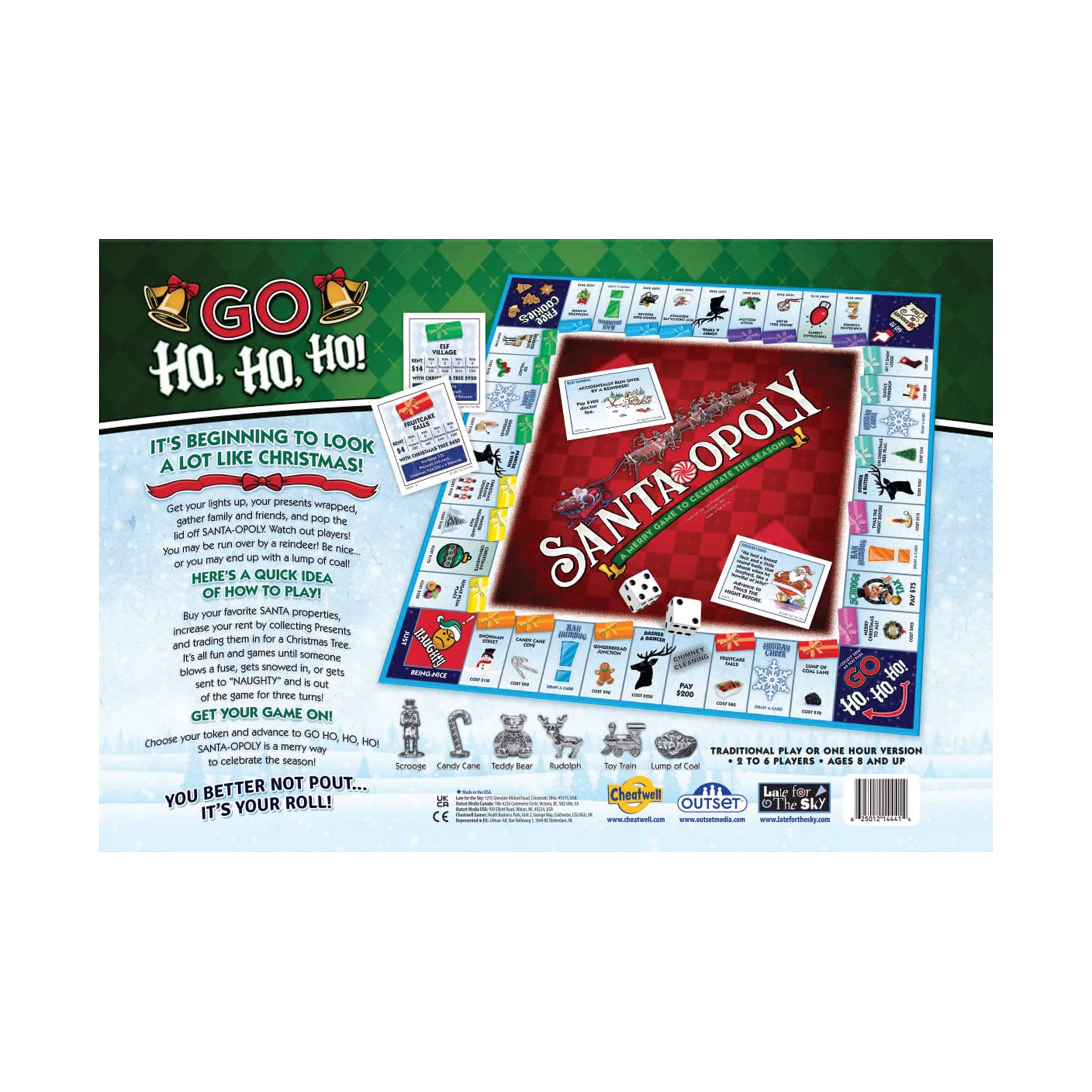 Santa-Opoly Board Game
