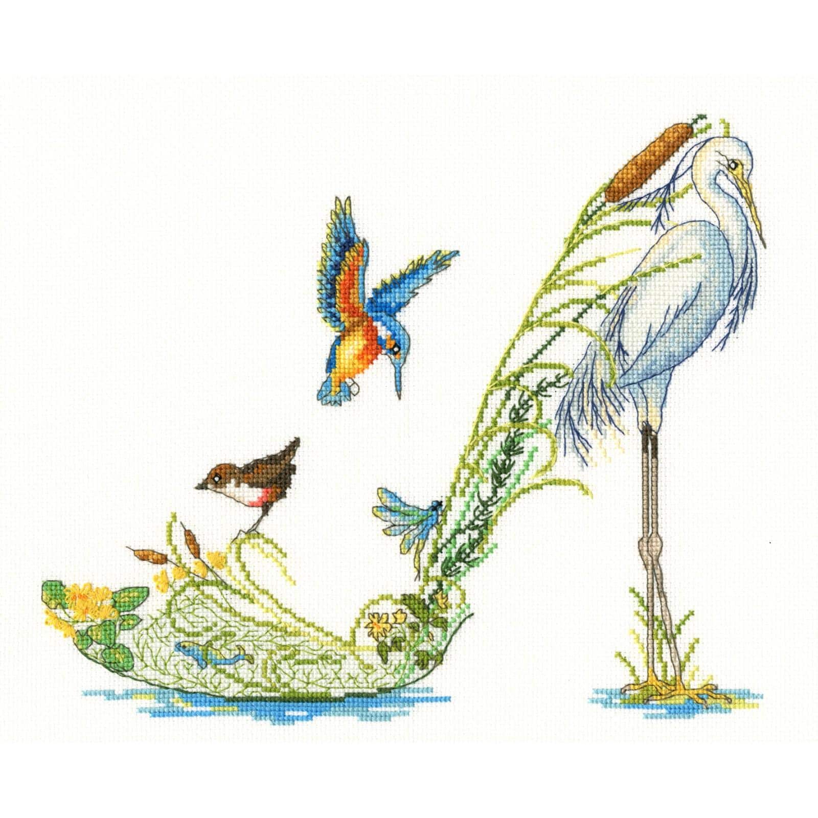 Bothy Threads Along the Riverbank Counted Cross Stitch Kit