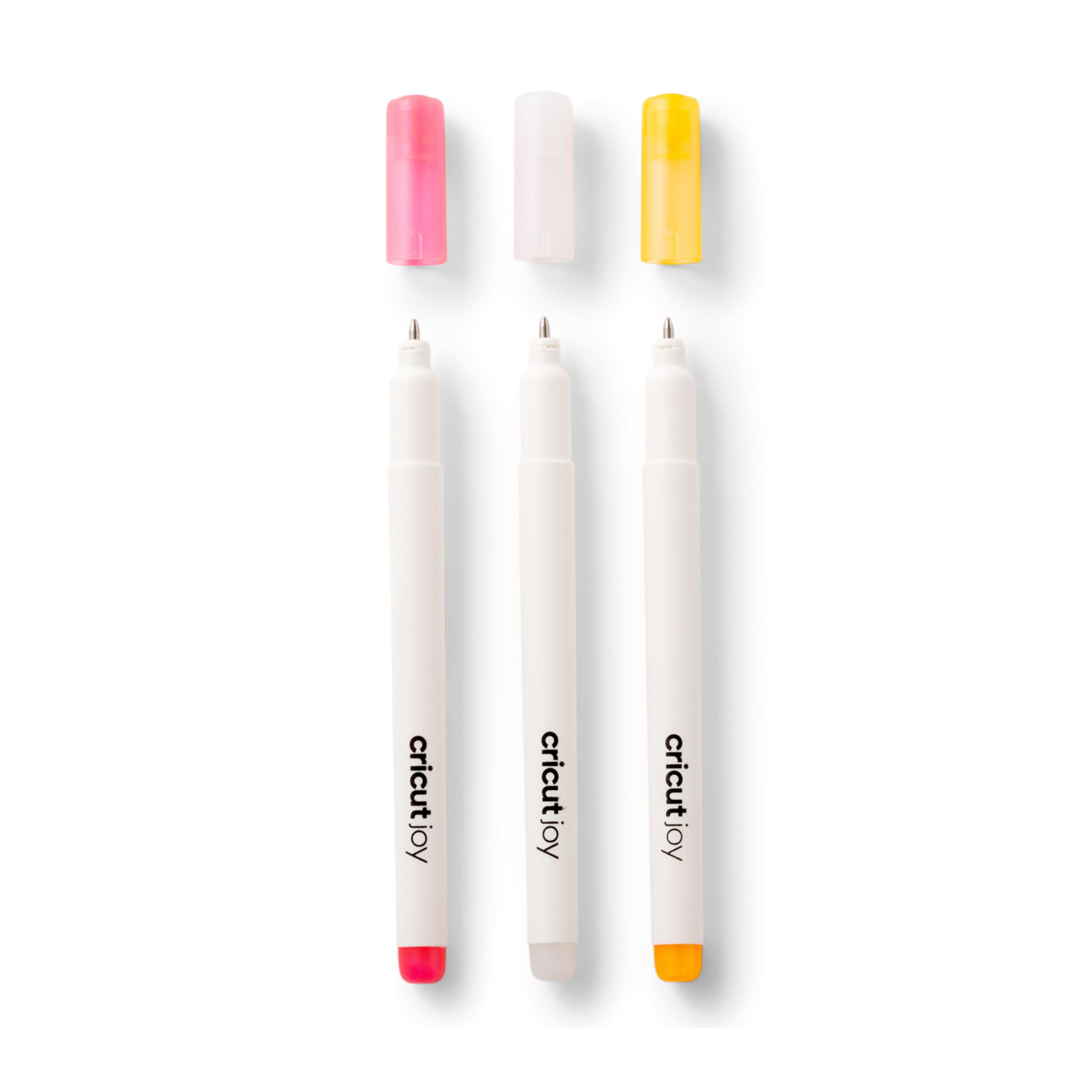 Cricut Joy&#x2122; Pink, White, &#x26; Yellow Opaque Gel Pens