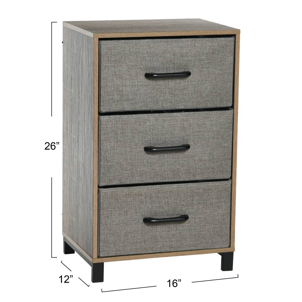 Household Essentials 26&#x22; 3-Drawer Dresser