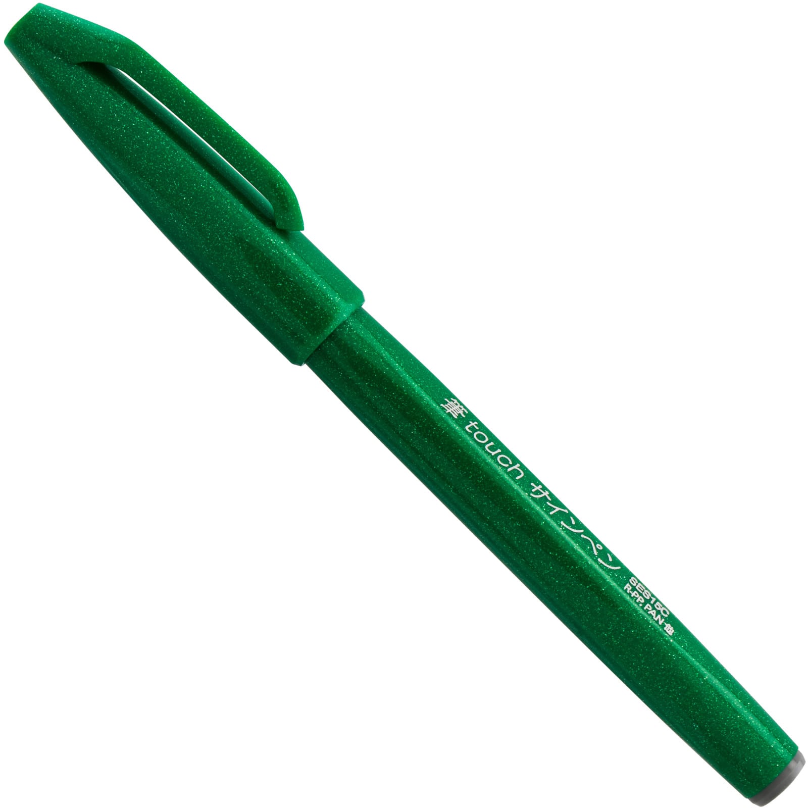 Pentel Fude Touch Brush Sign Pen - Emerald Green