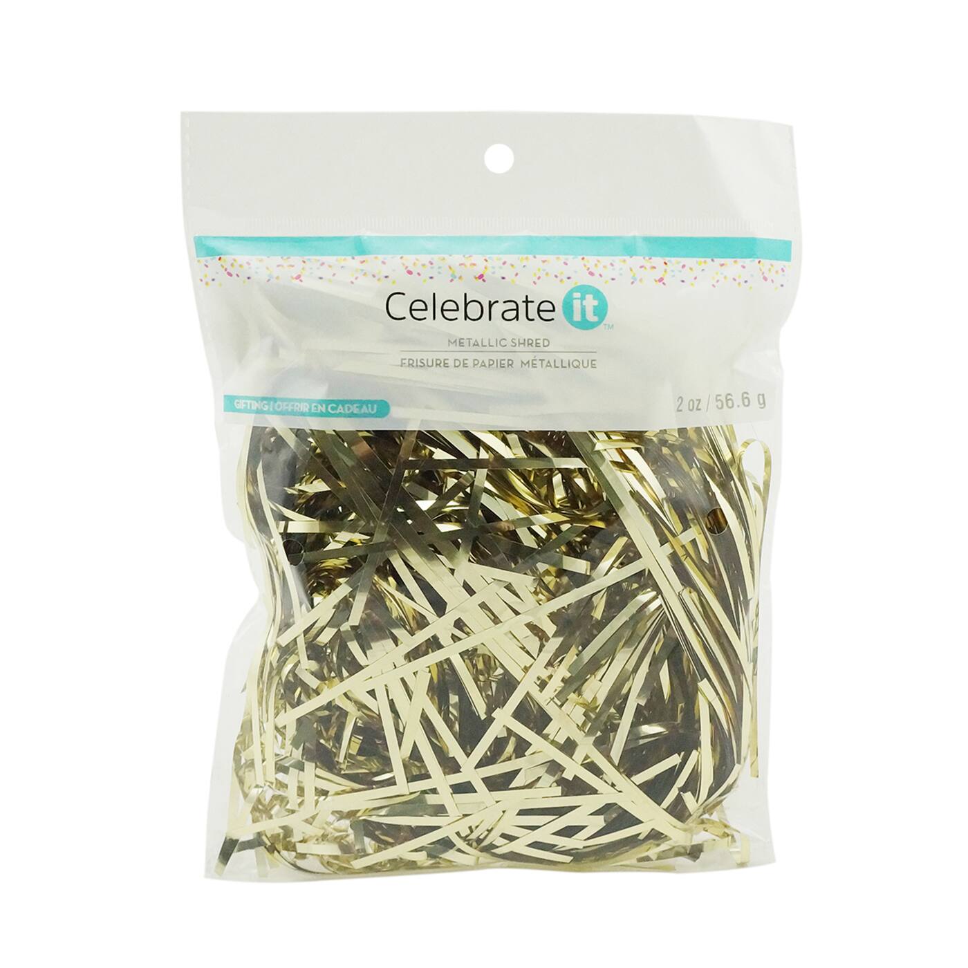 12 Pack: Metallic Shred by Celebrate It&#x2122;