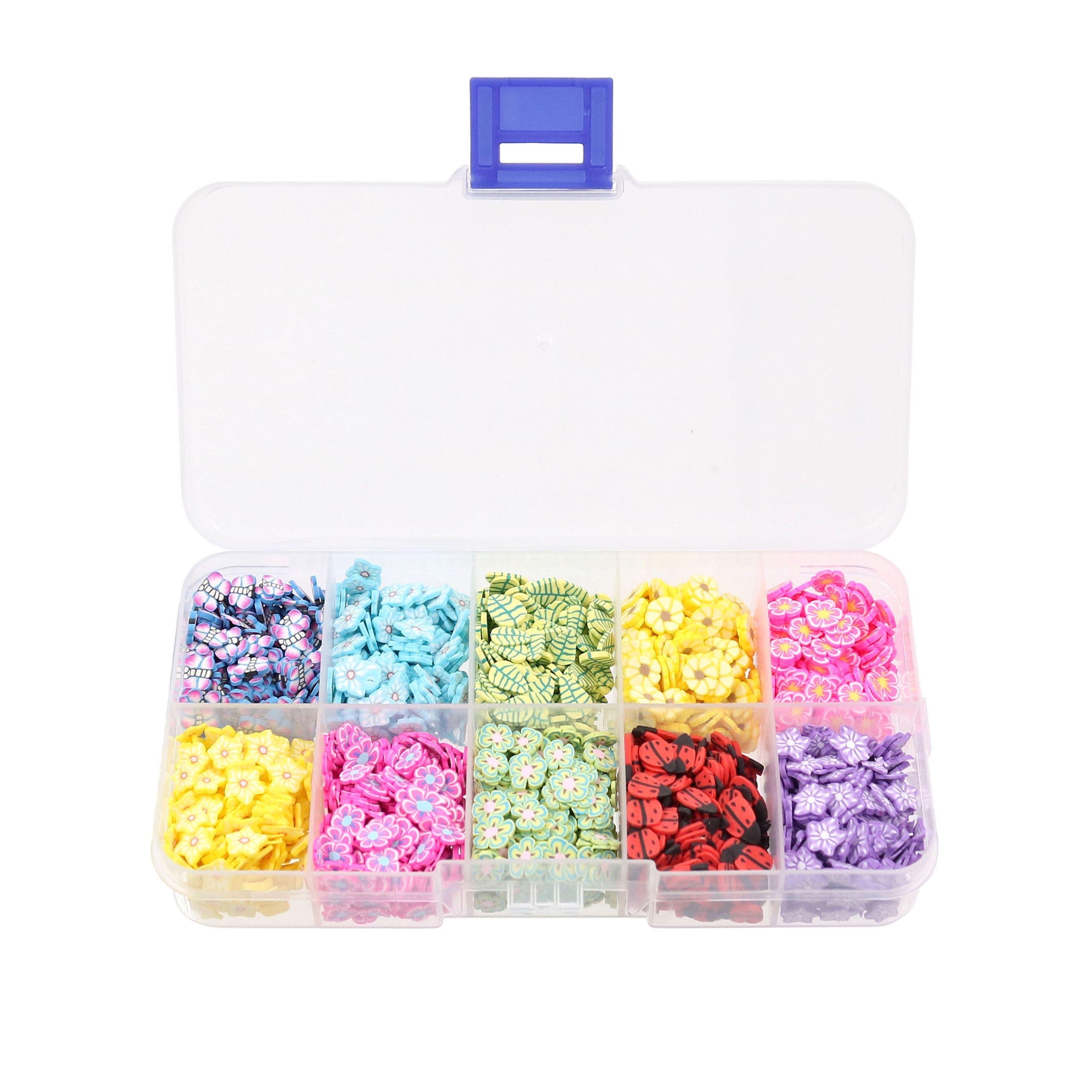 Shaped Clay Glitter 10 Compartment Box by Creatology™