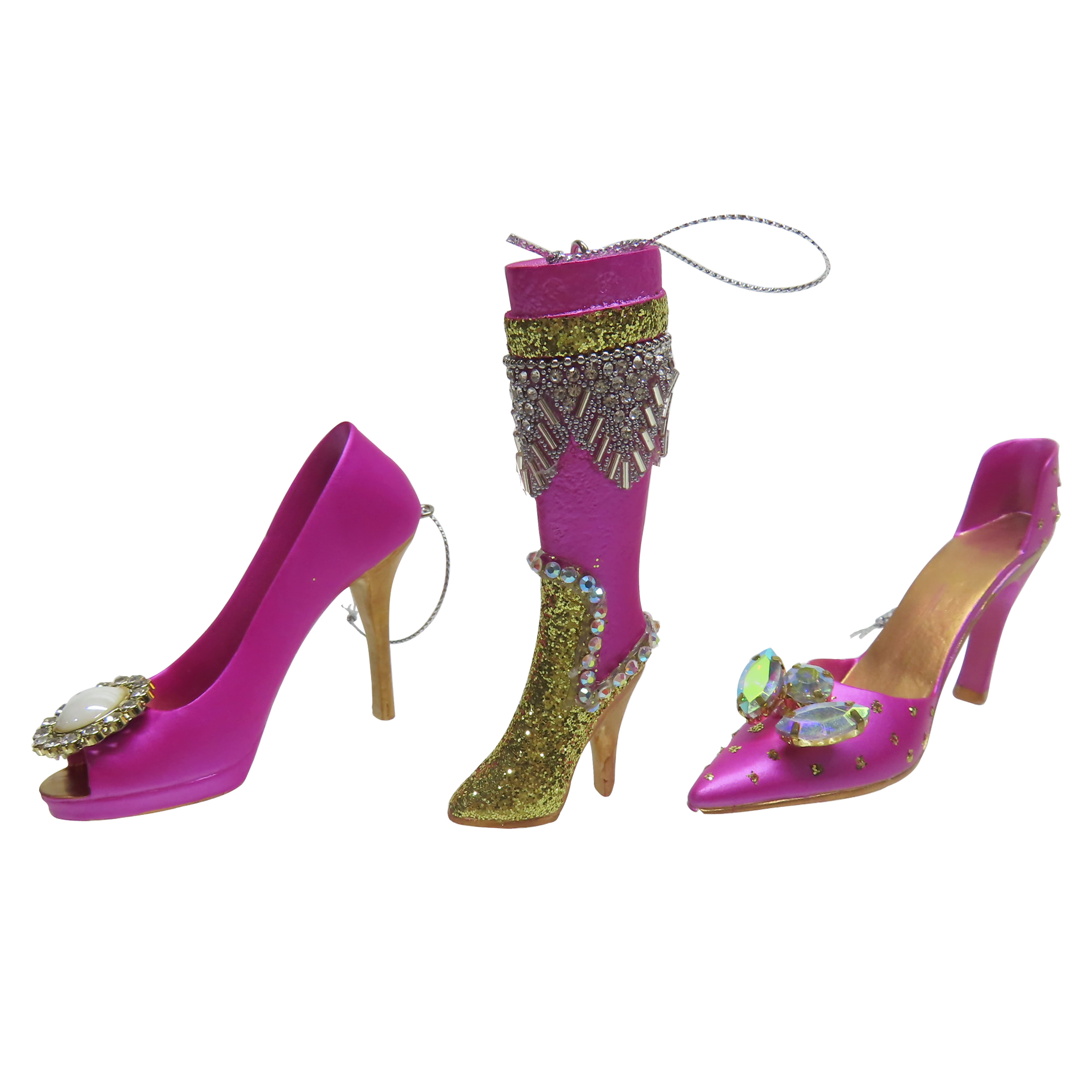 Assorted Pink High Heel Shoe Ornament, 1pc. by Ashland&#xAE;